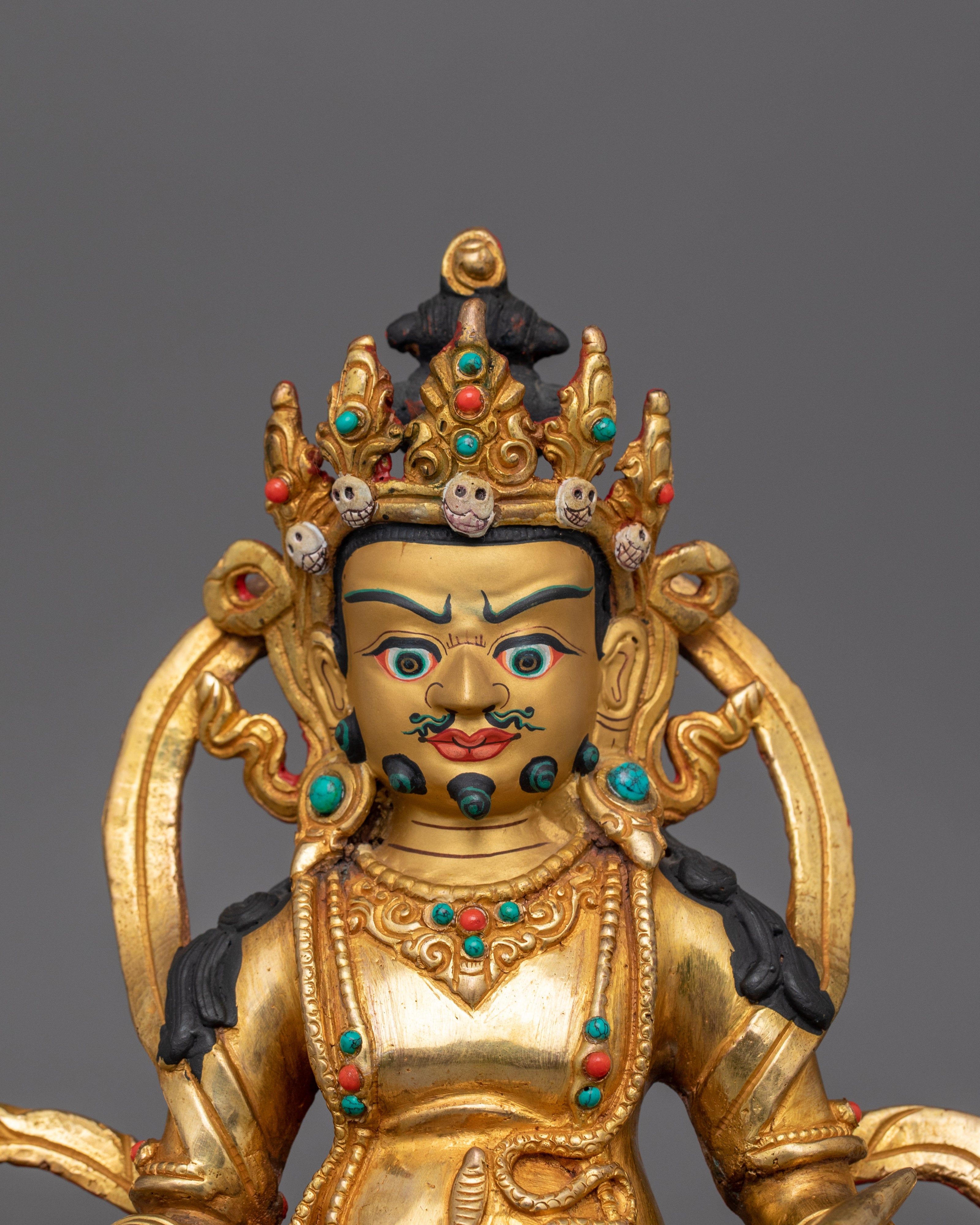 Tibetan Wealth God Dzambhala Statue | Spiritual Wealth and Prosperity Deity
