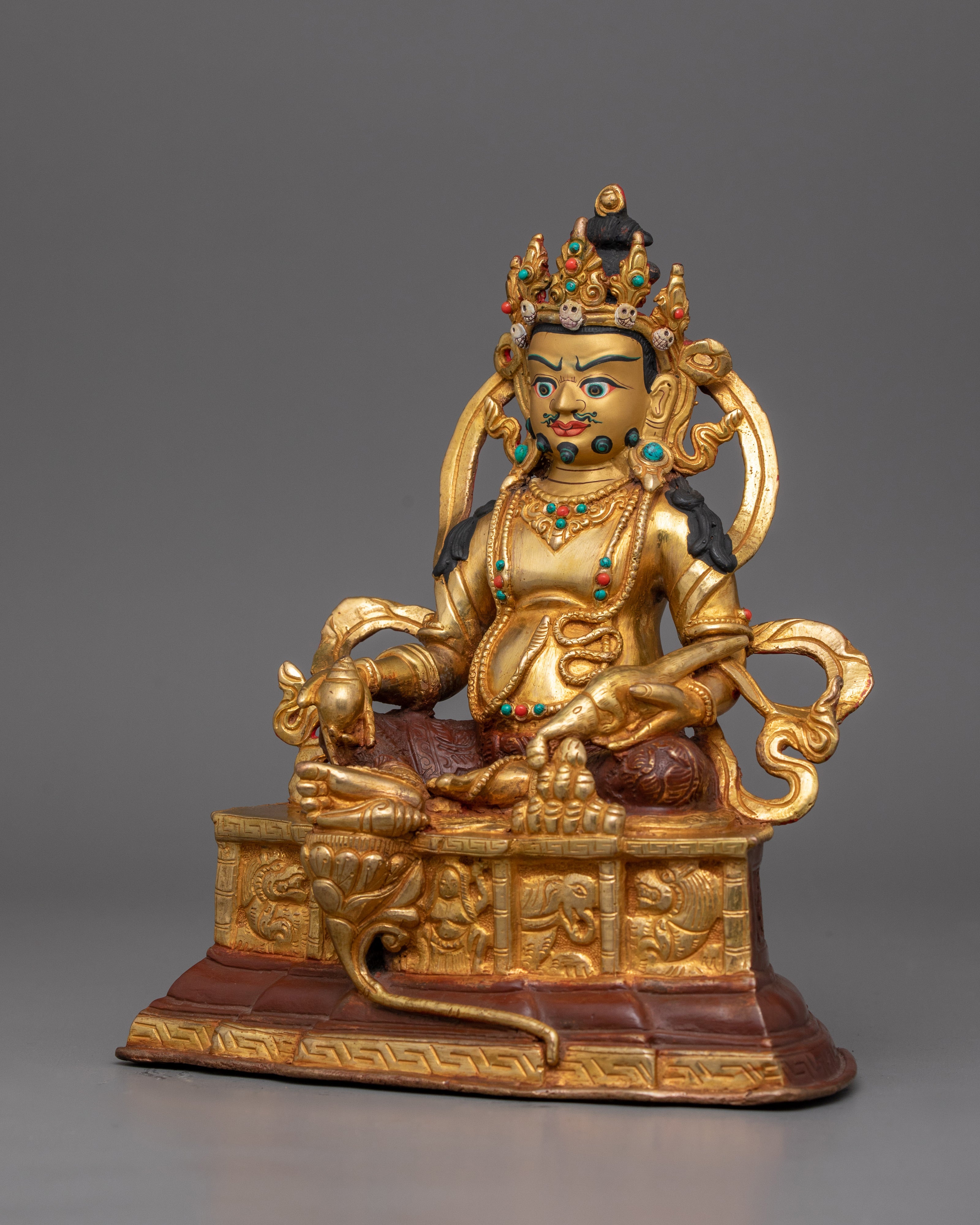 Tibetan Wealth God Dzambhala Statue | Spiritual Wealth and Prosperity Deity