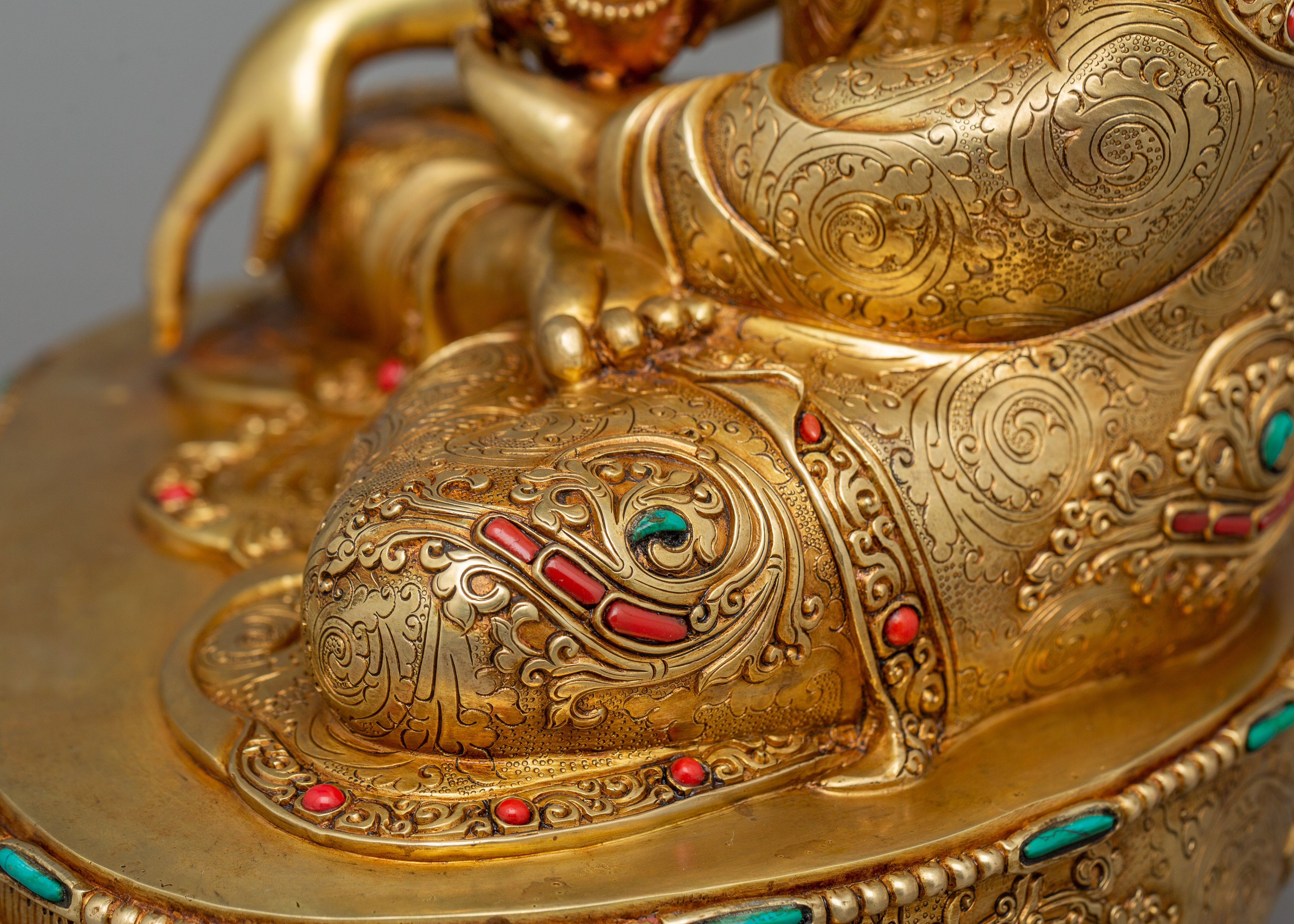 Himalayan Buddha Siddhartha Gautama Sculpture | Traditional Nepalese Artwork