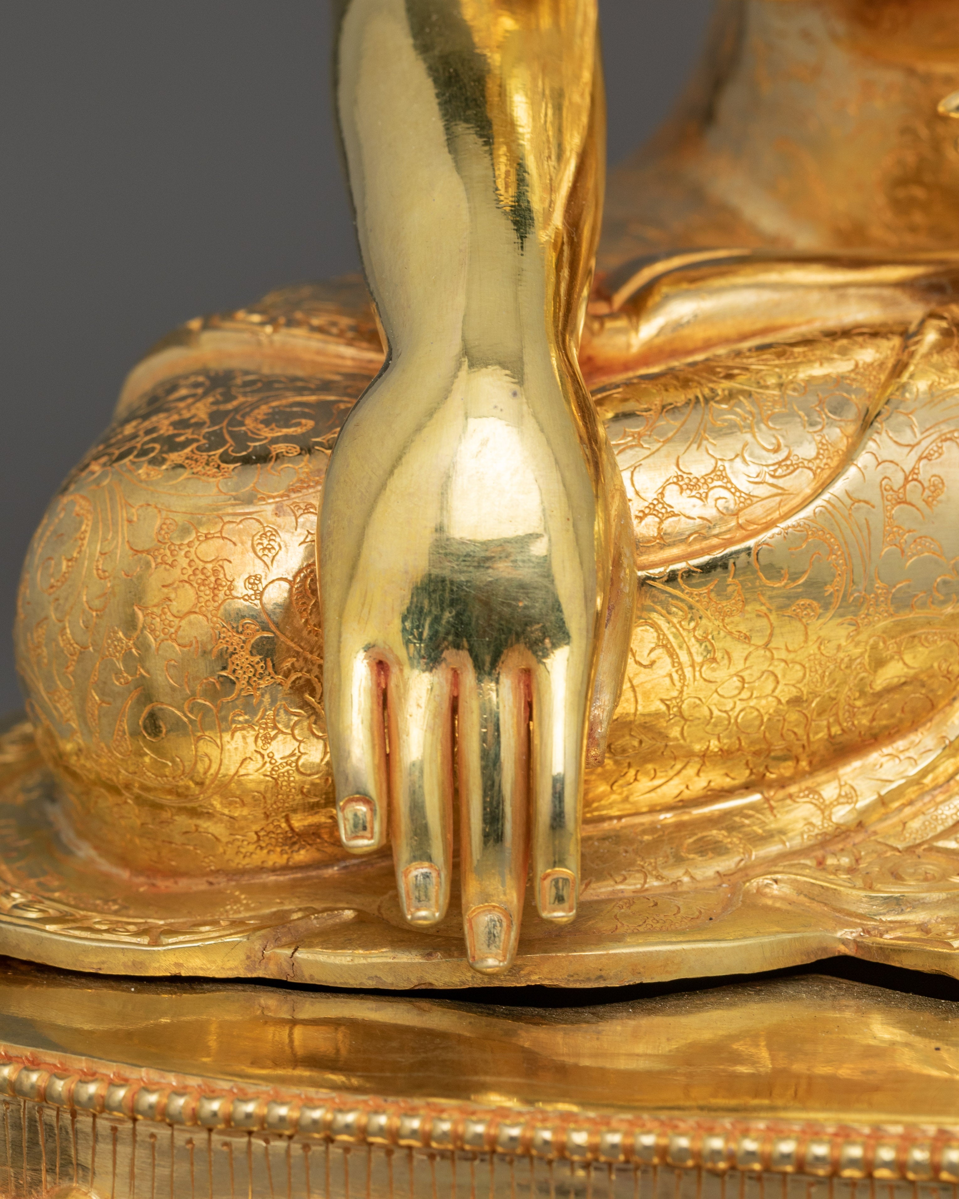 19.3 Inches Historical Buddha Shakyamuni Figurine | Symbol of Enlightened Buddha