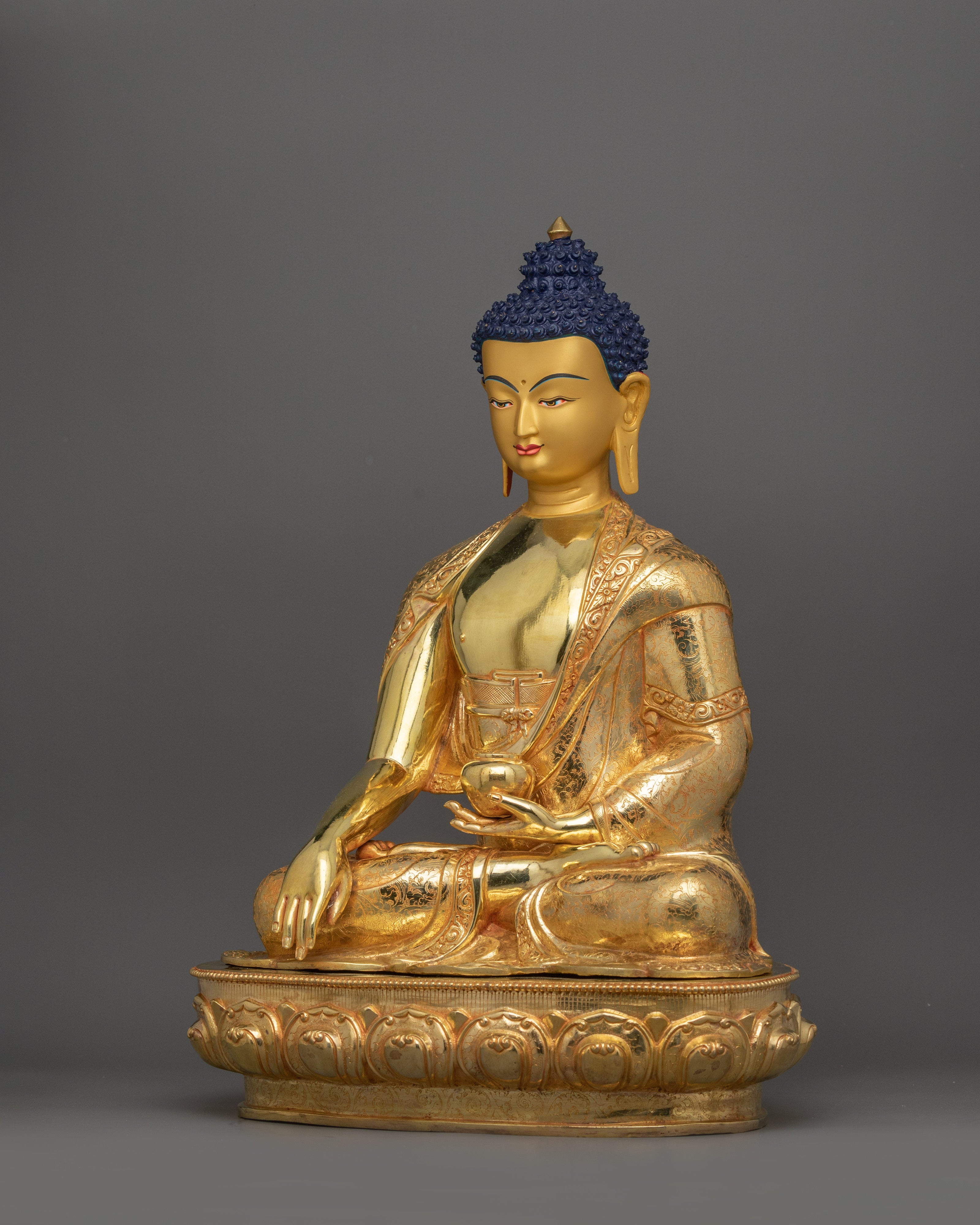 19.3 Inches Historical Buddha Shakyamuni Figurine | Symbol of Enlightened Buddha