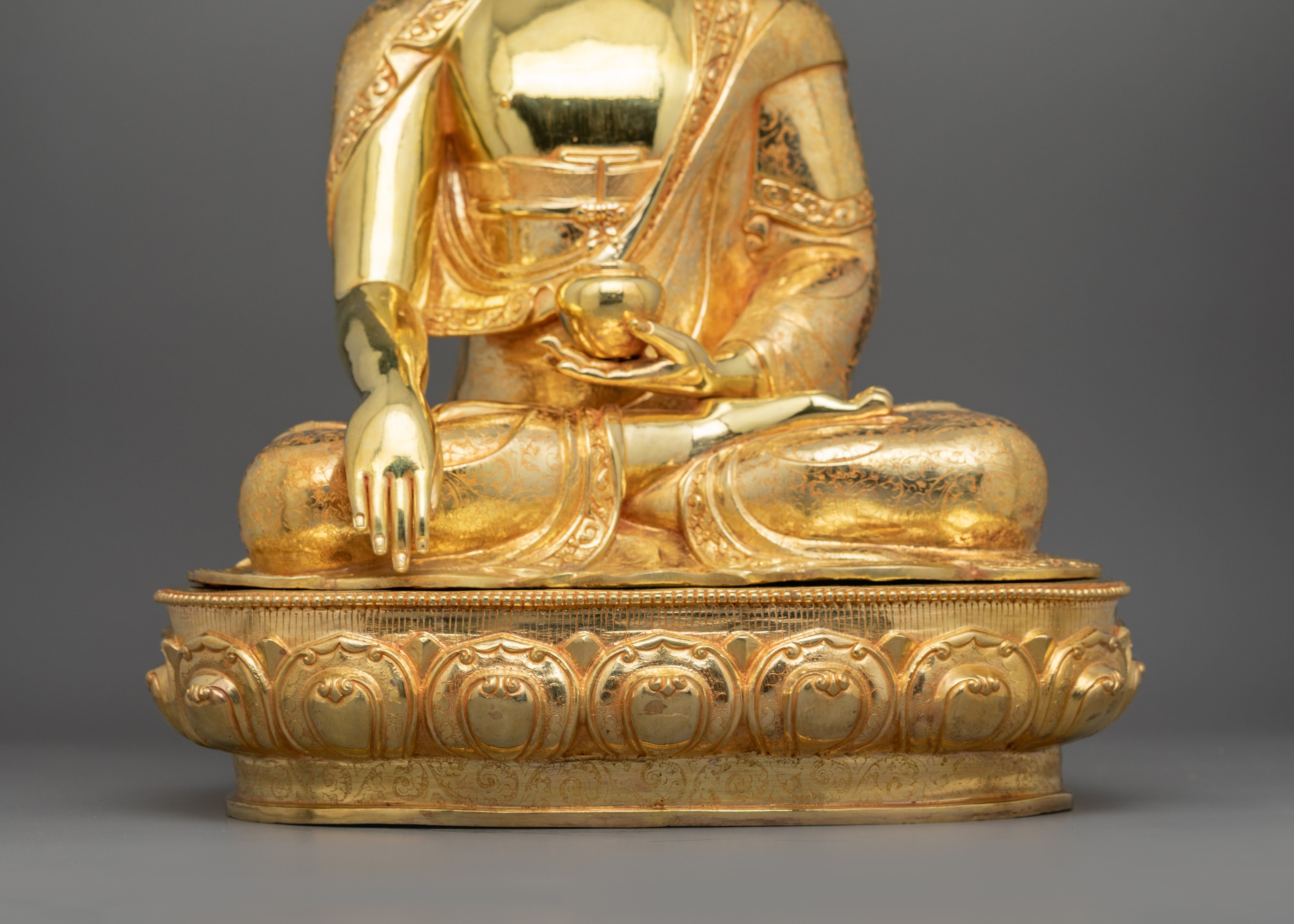 19.3 Inches Historical Buddha Shakyamuni Figurine | Symbol of Enlightened Buddha