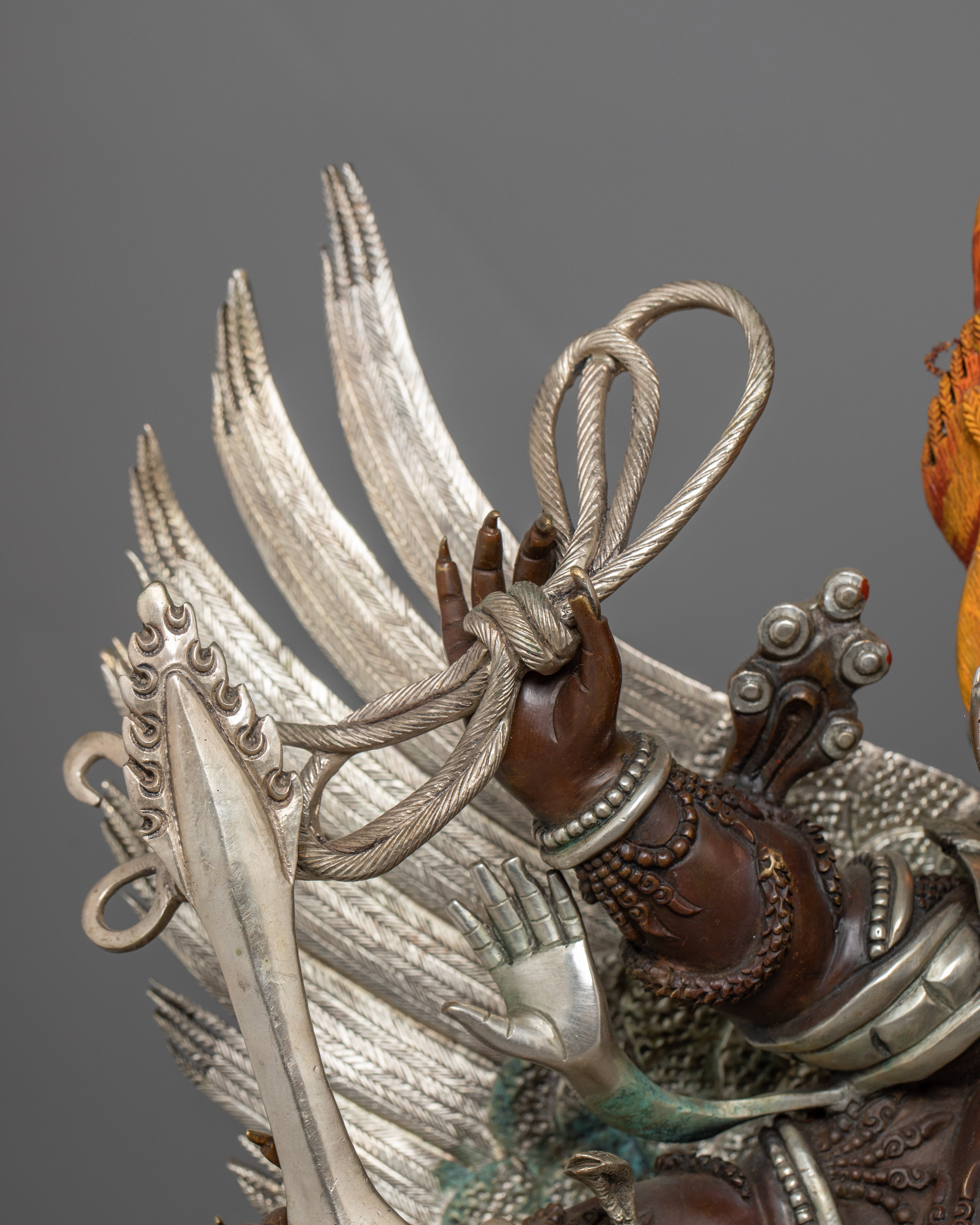 Wrathful Yidam Deity Hayagriva Sculpture | Nepalese Handmade Figurine