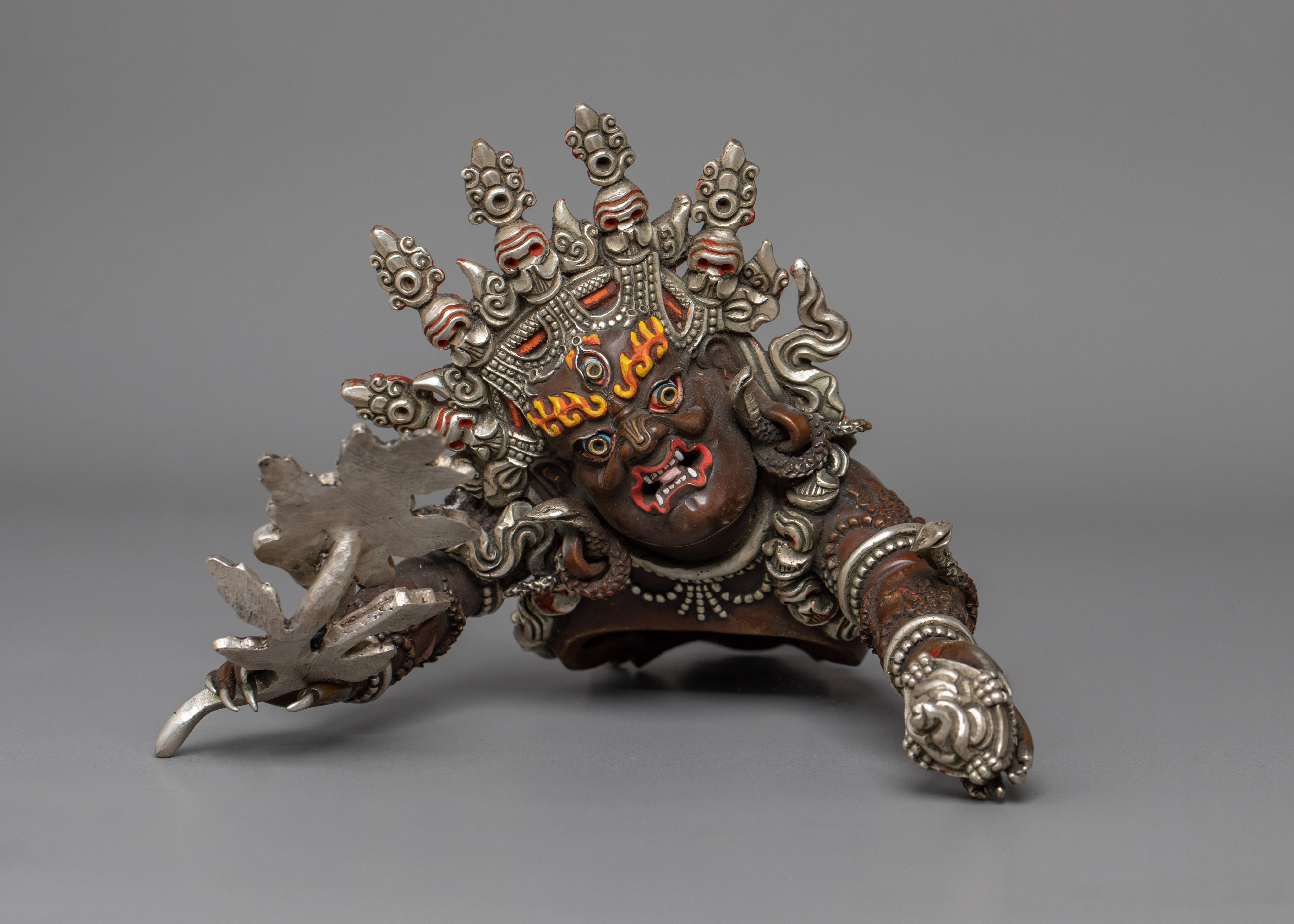 Wrathful Yidam Deity Hayagriva Sculpture | Nepalese Handmade Figurine