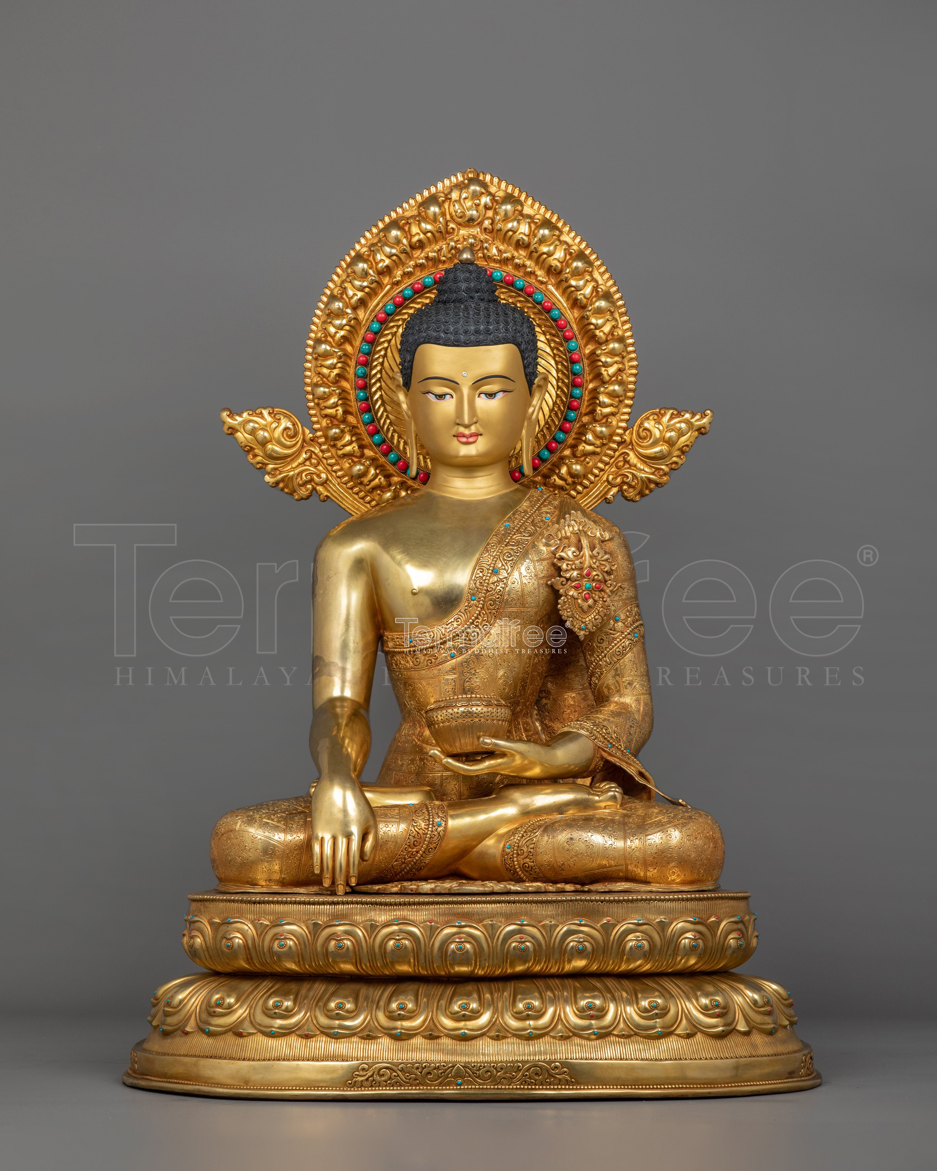 Spiritual Awakening Figurine of Shakyamuni Buddha | Sacred Meditational Decor