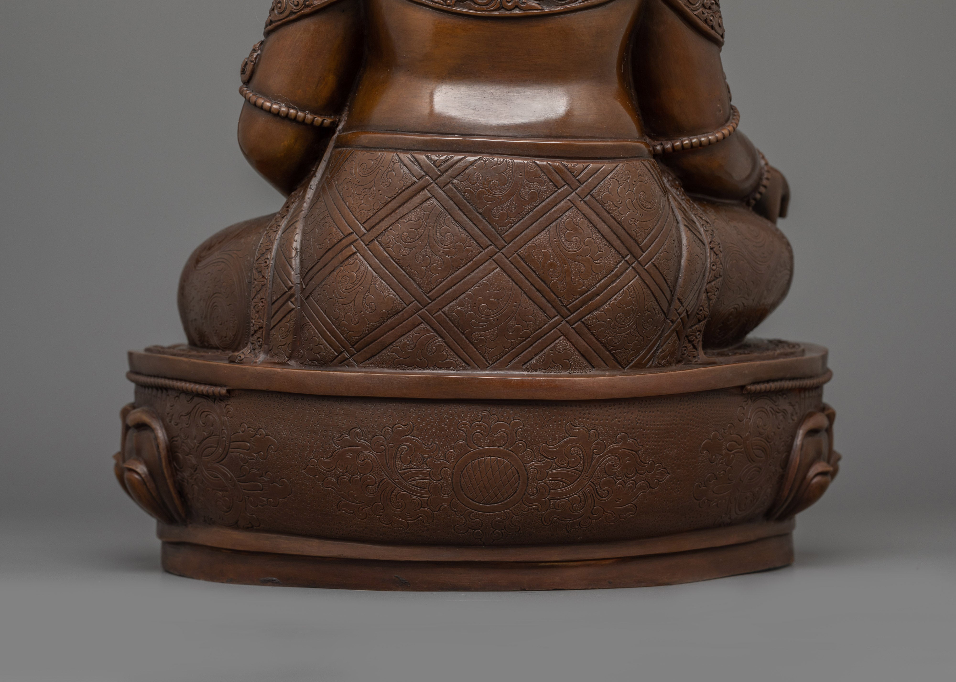 Tibetan Dzambhala Wealth God Statue | Deity for Abundance and Good Fortune