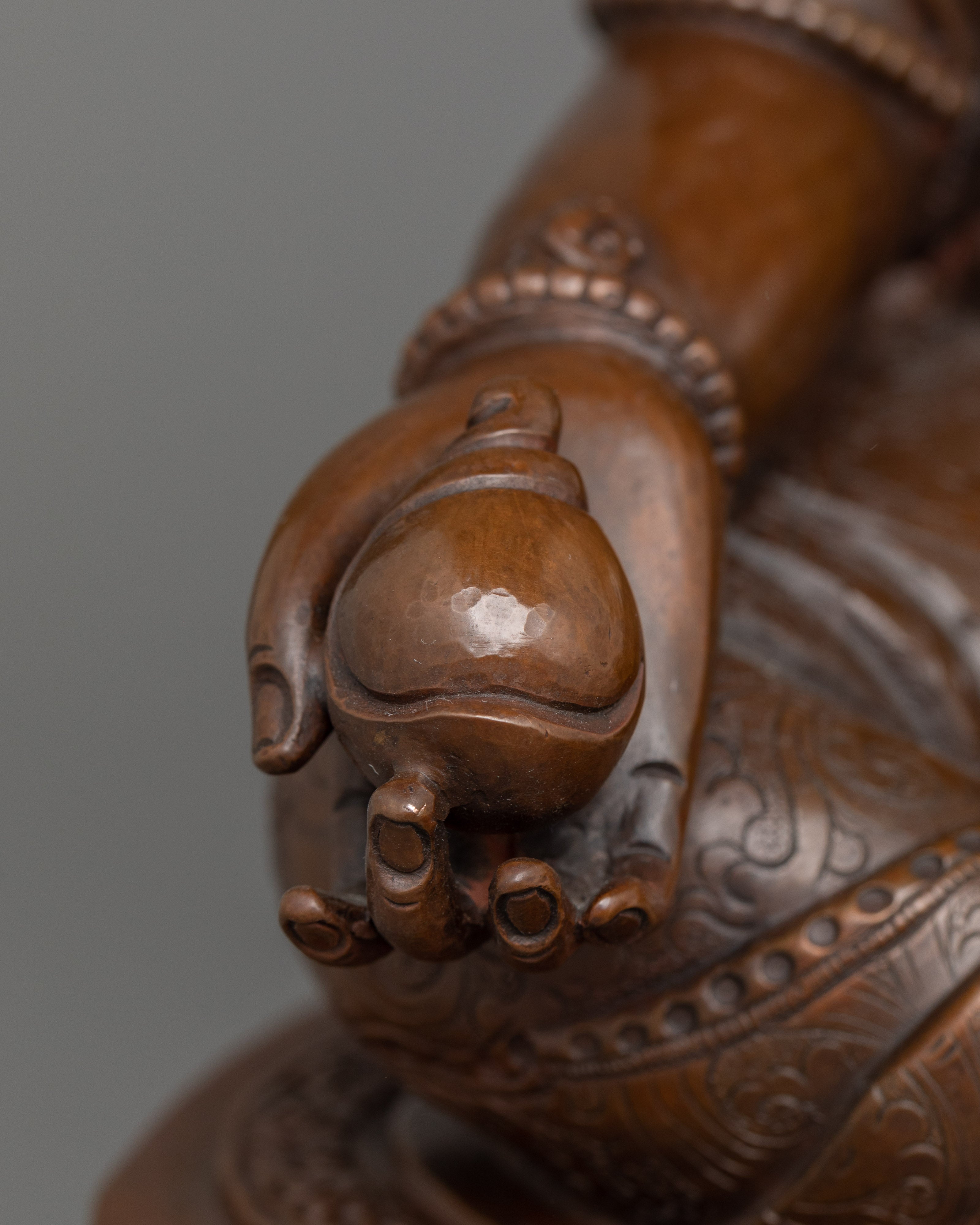 Tibetan Dzambhala Wealth God Statue | Deity for Abundance and Good Fortune