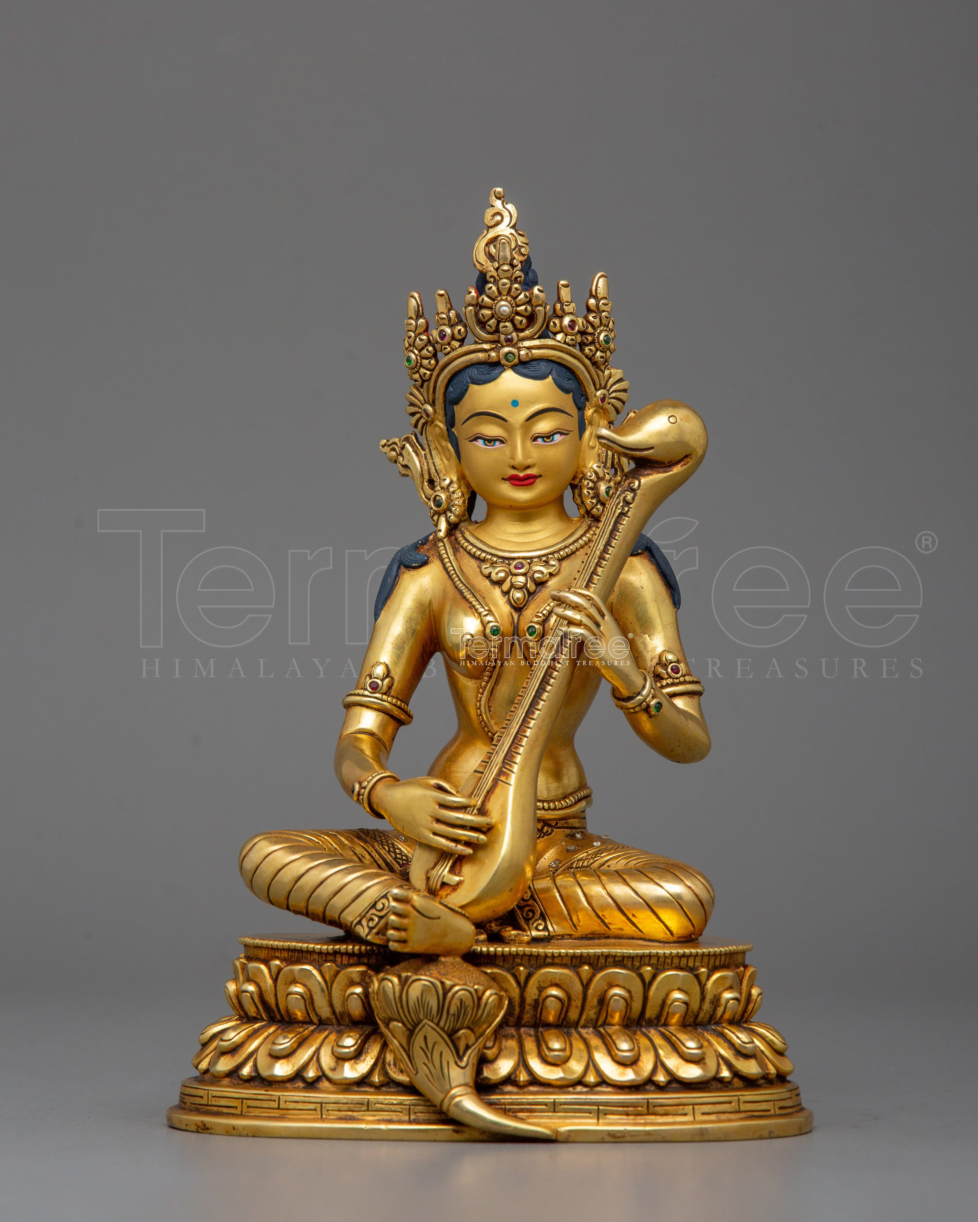 Goddess Saraswati Figurine | Essence of Knowledge and Creativity
