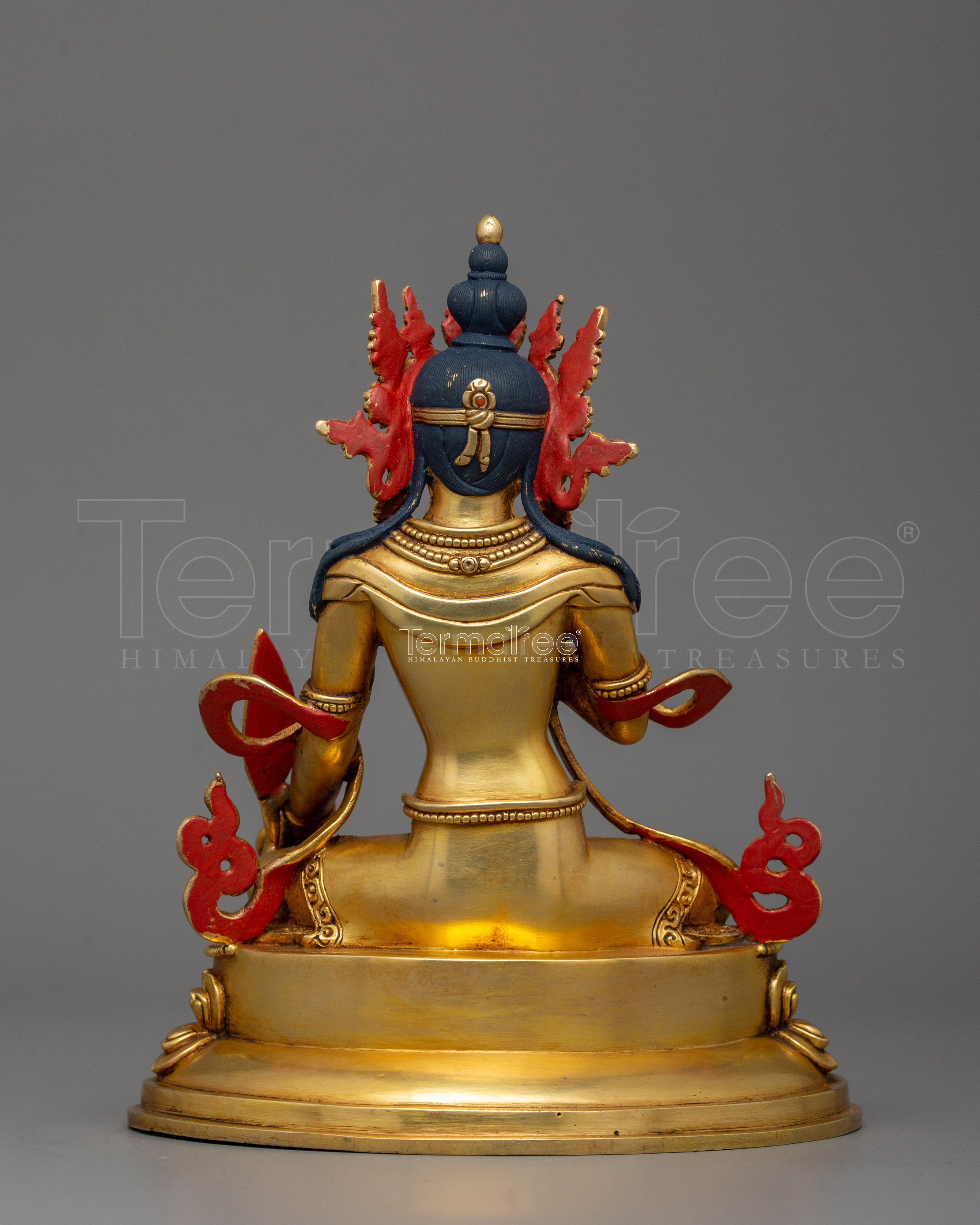 Handmade Buddhist Statue Kshitigarbha | Bodhisattva of Compassion and Salvation