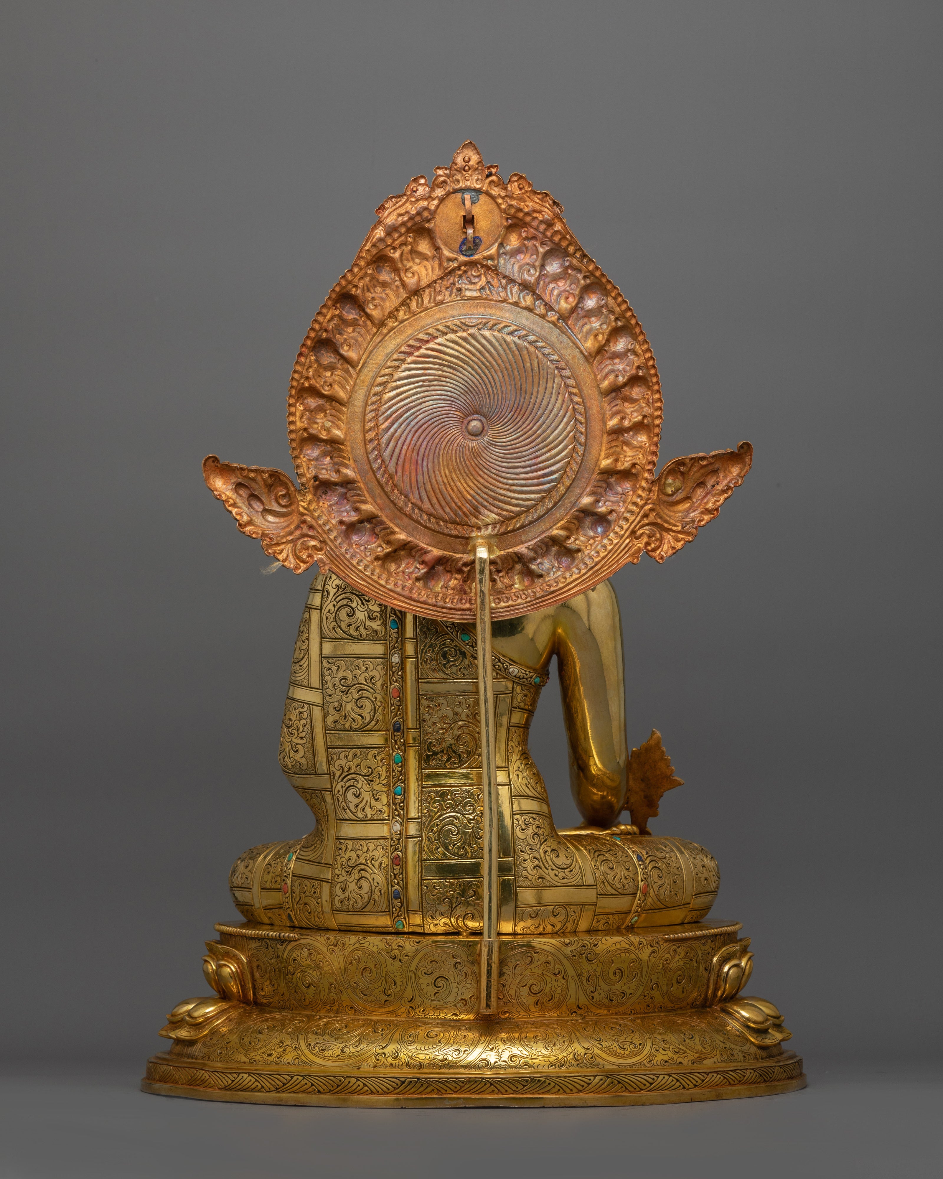 Medicine Buddha Statue with Beautiful Halo | Healer for Spiritual Wellness