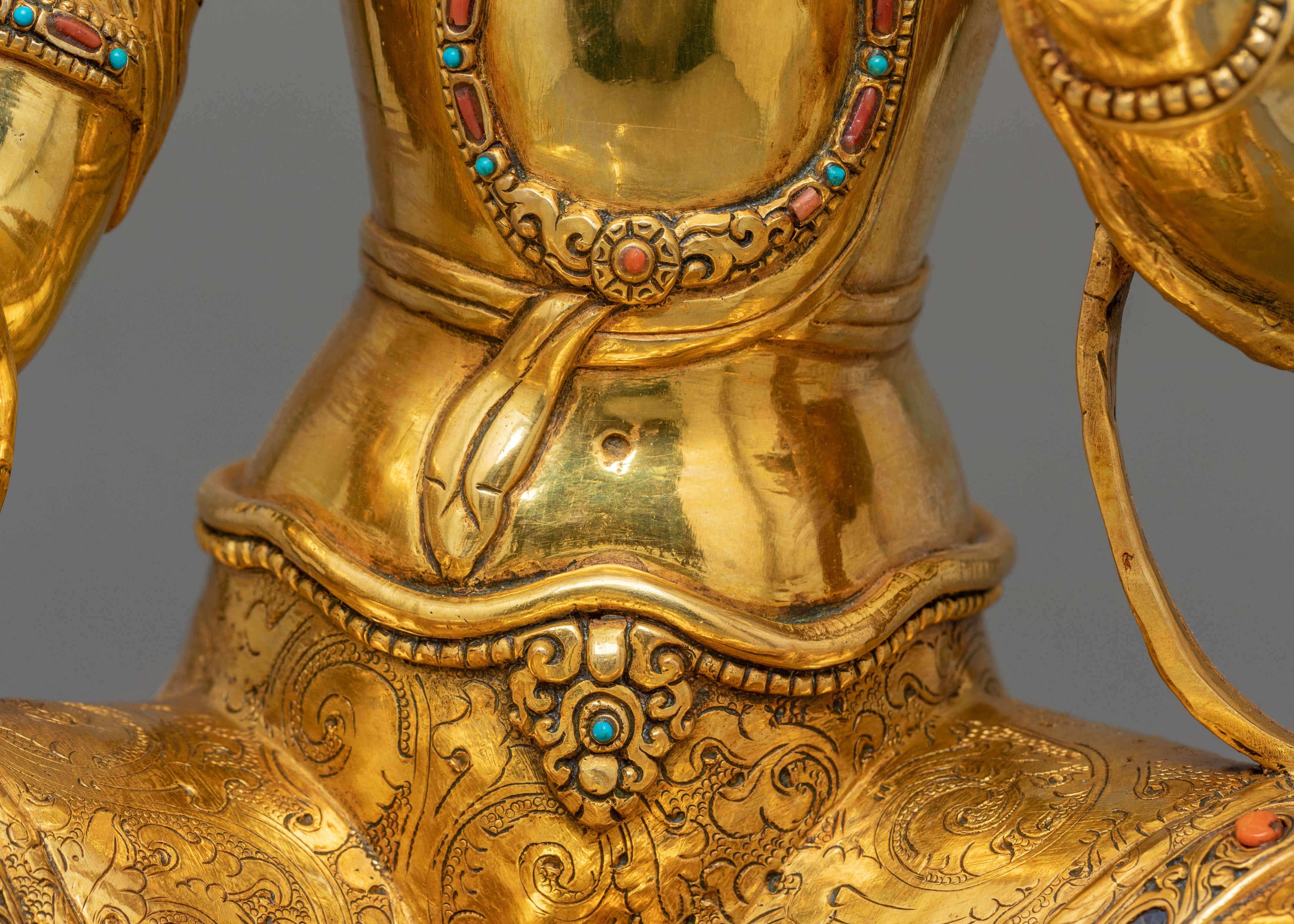 Mother of Mercy Green Tara Statue | Female Enlightened Buddha