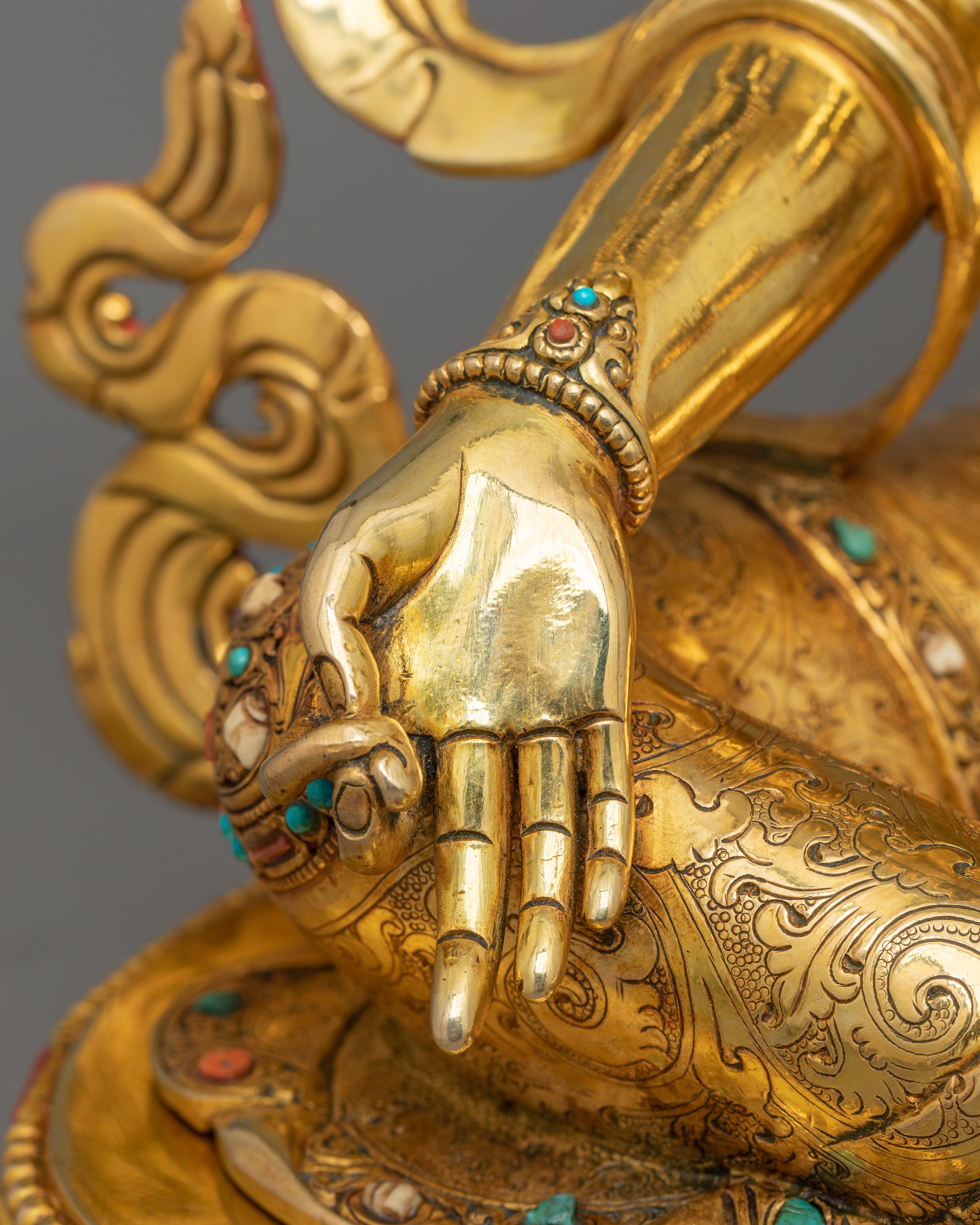 Mother of Mercy Green Tara Statue | Female Enlightened Buddha