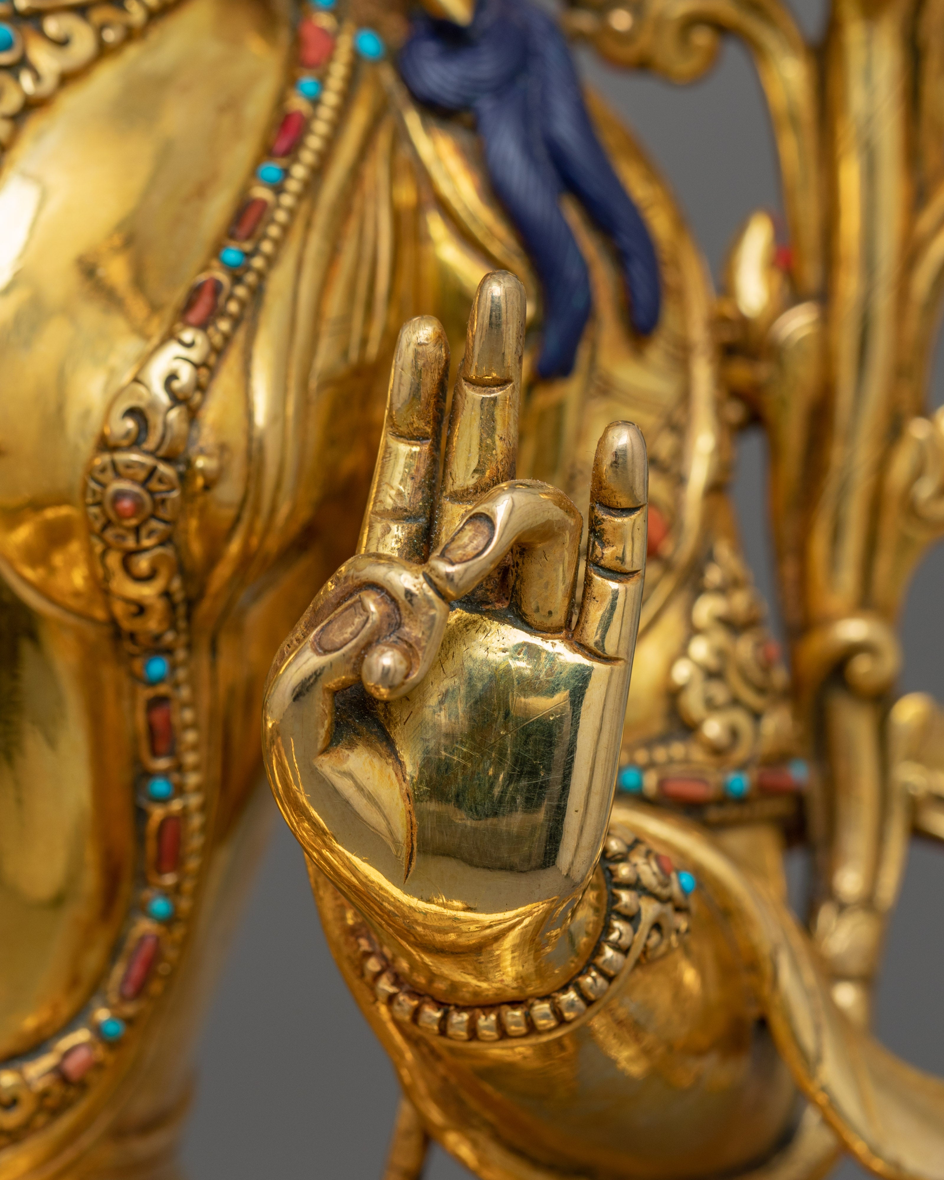 Mother of Mercy Green Tara Statue | Female Enlightened Buddha