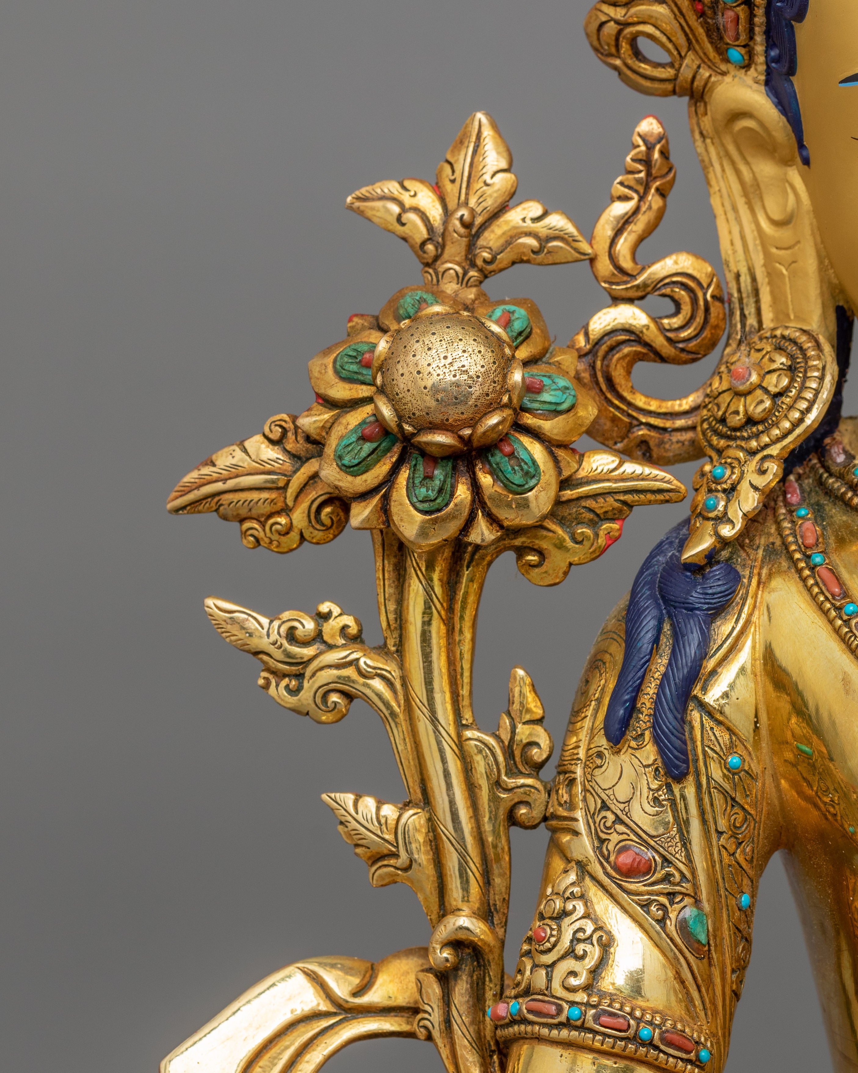 Mother of Mercy Green Tara Statue | Female Enlightened Buddha