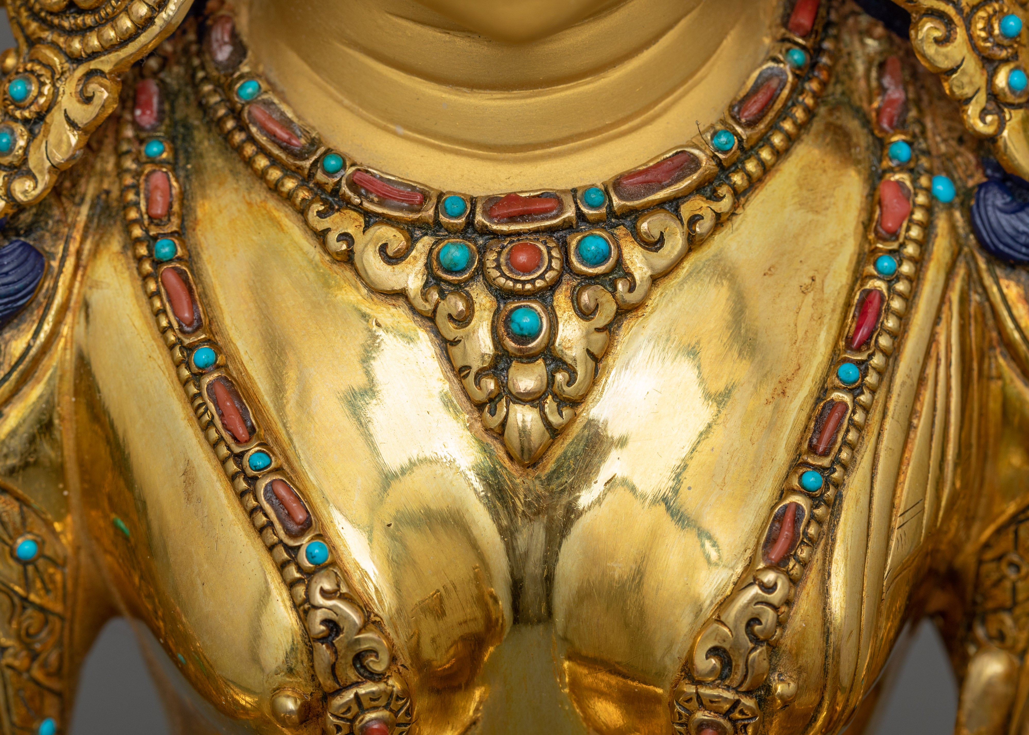 Mother of Mercy Green Tara Statue | Female Enlightened Buddha