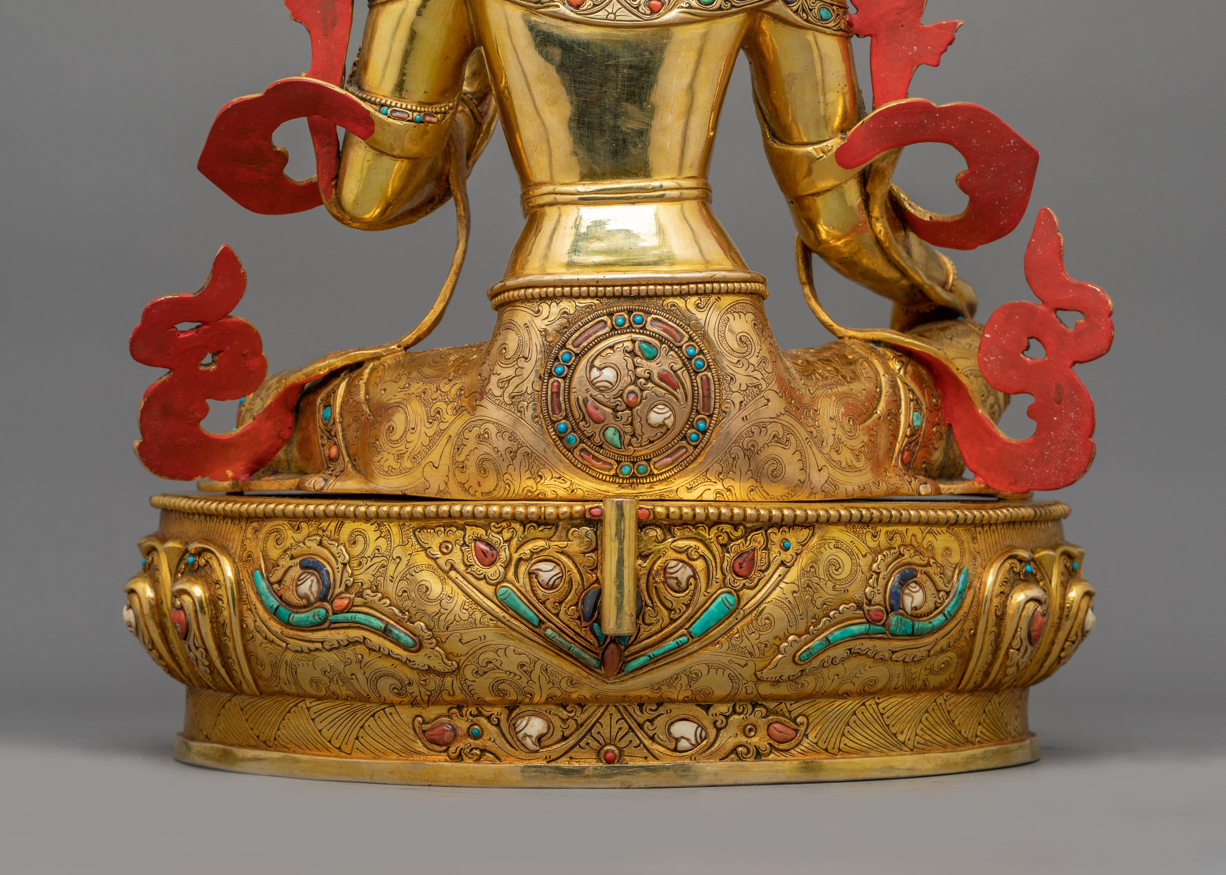 Mother of Mercy Green Tara Statue | Female Enlightened Buddha