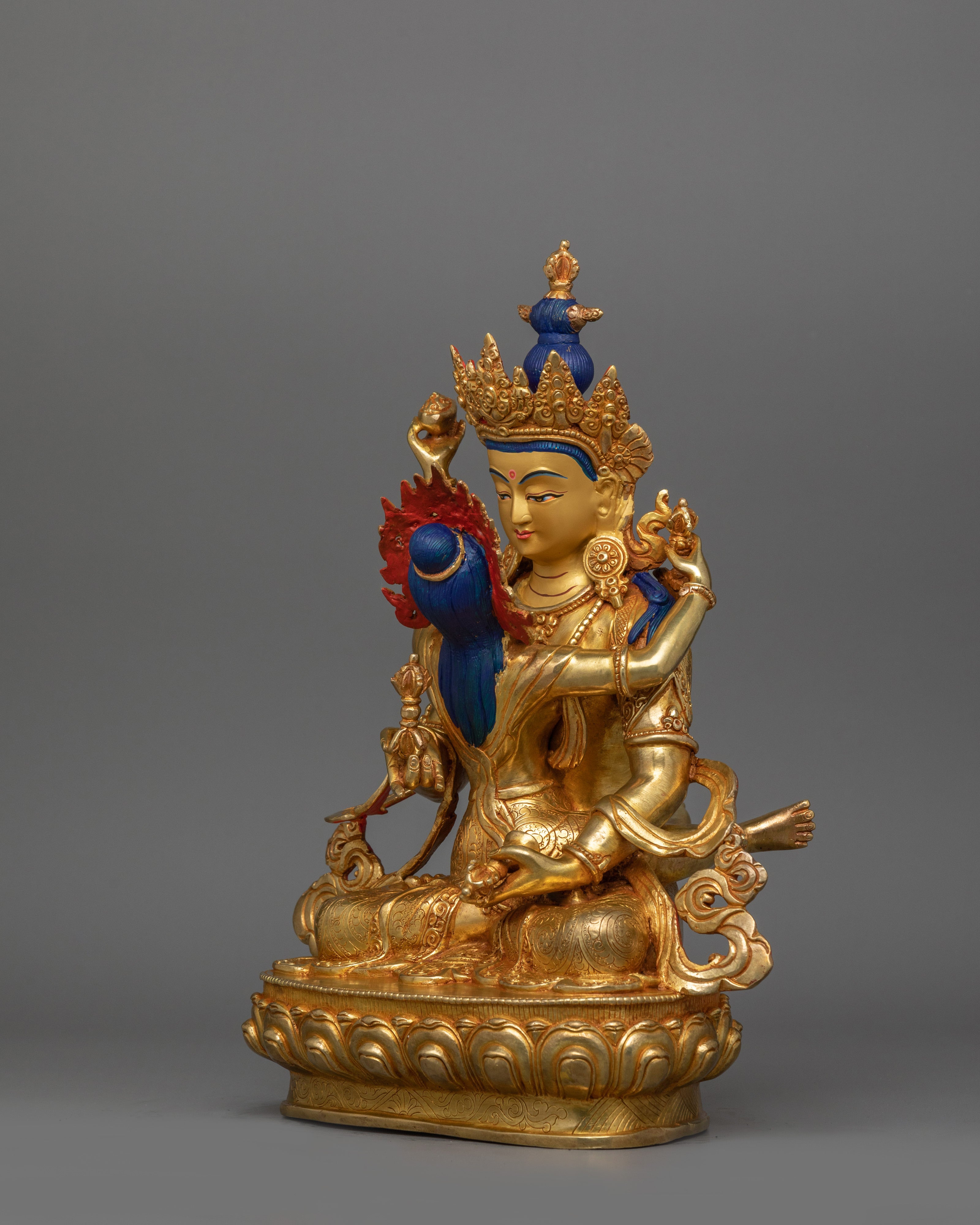 Traditionally Crafted Sacred Sculpture of Vajrasattva | Divine Vajrasattva Yab-Yum Statue