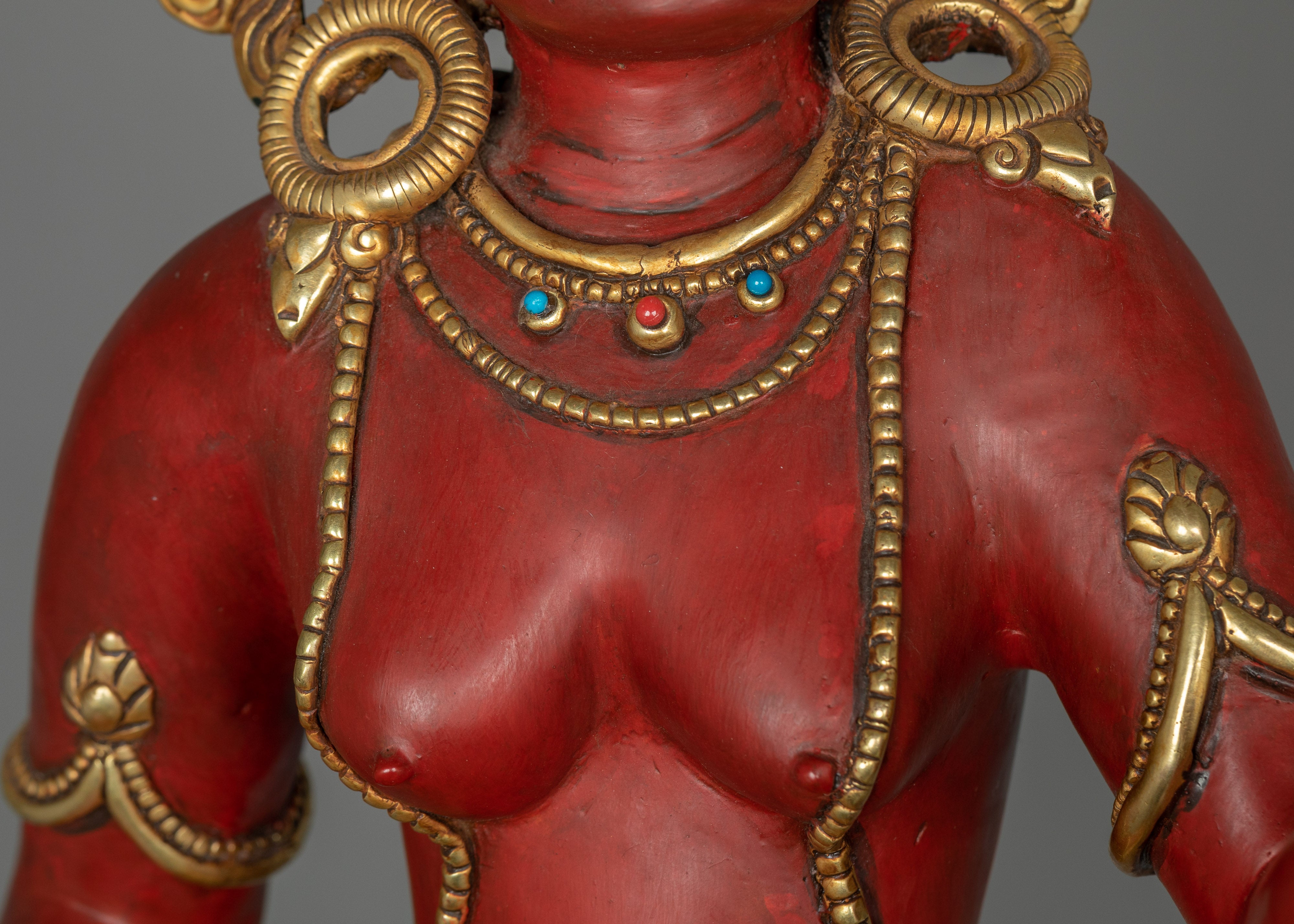 Yama Dharmaraja with Consort Statue | Majestic Buddhist Protector Statue