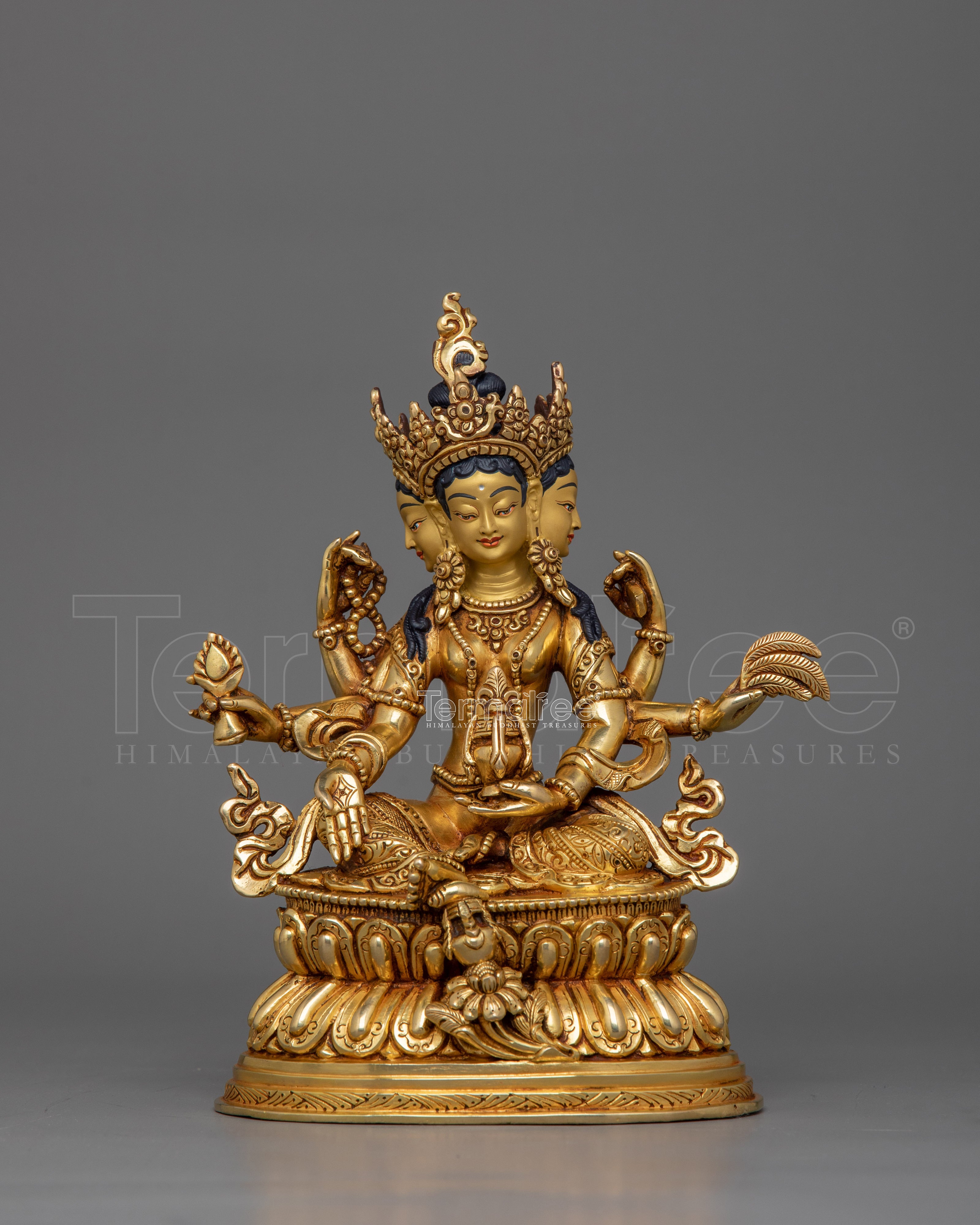 Tibetan Vasudhara Divine Goddess Statue | Symbol of Success