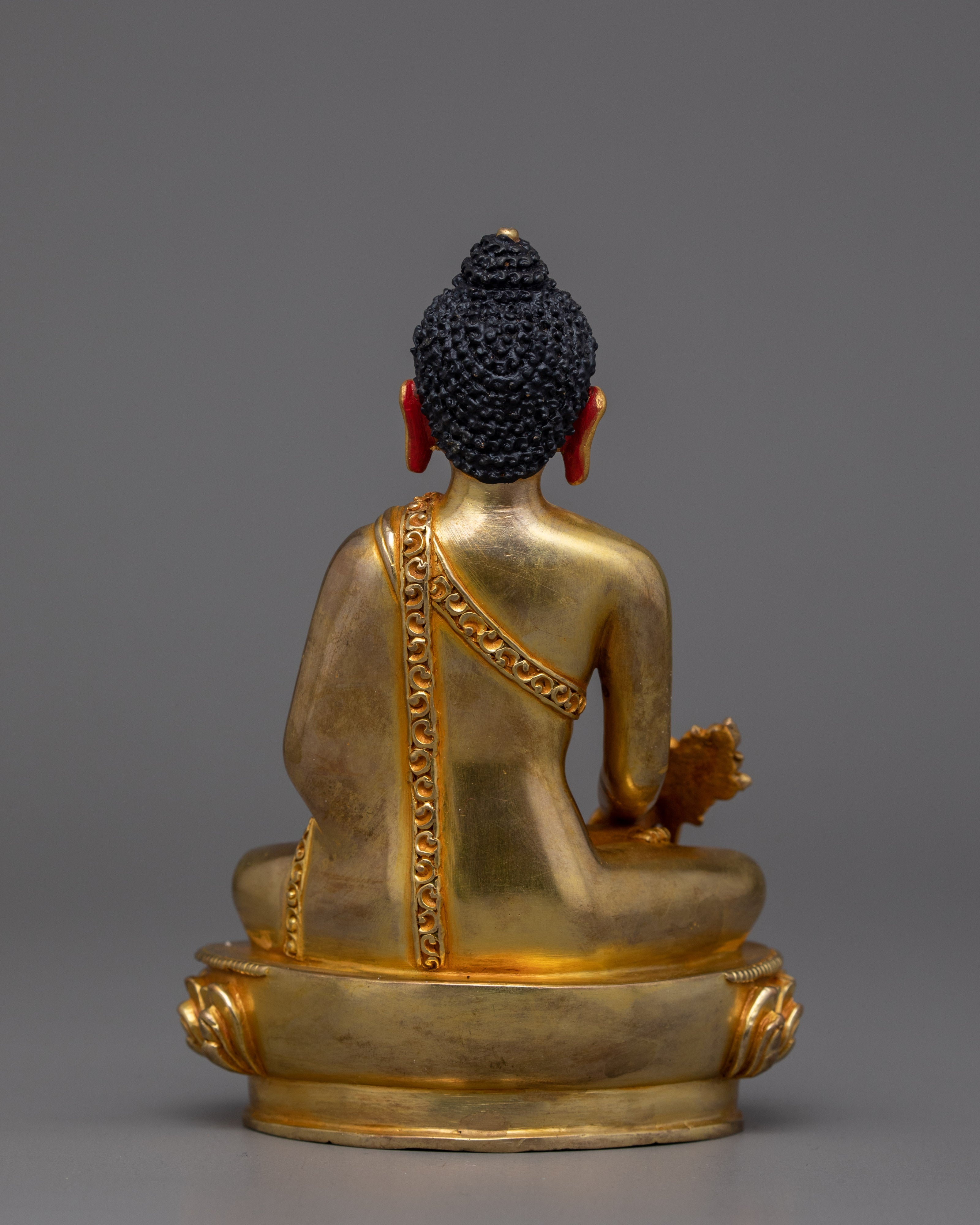 Sacred Buddhist Altar Bhaisajyaguru Healing Buddha Figurine | Medicine Buddha Statue