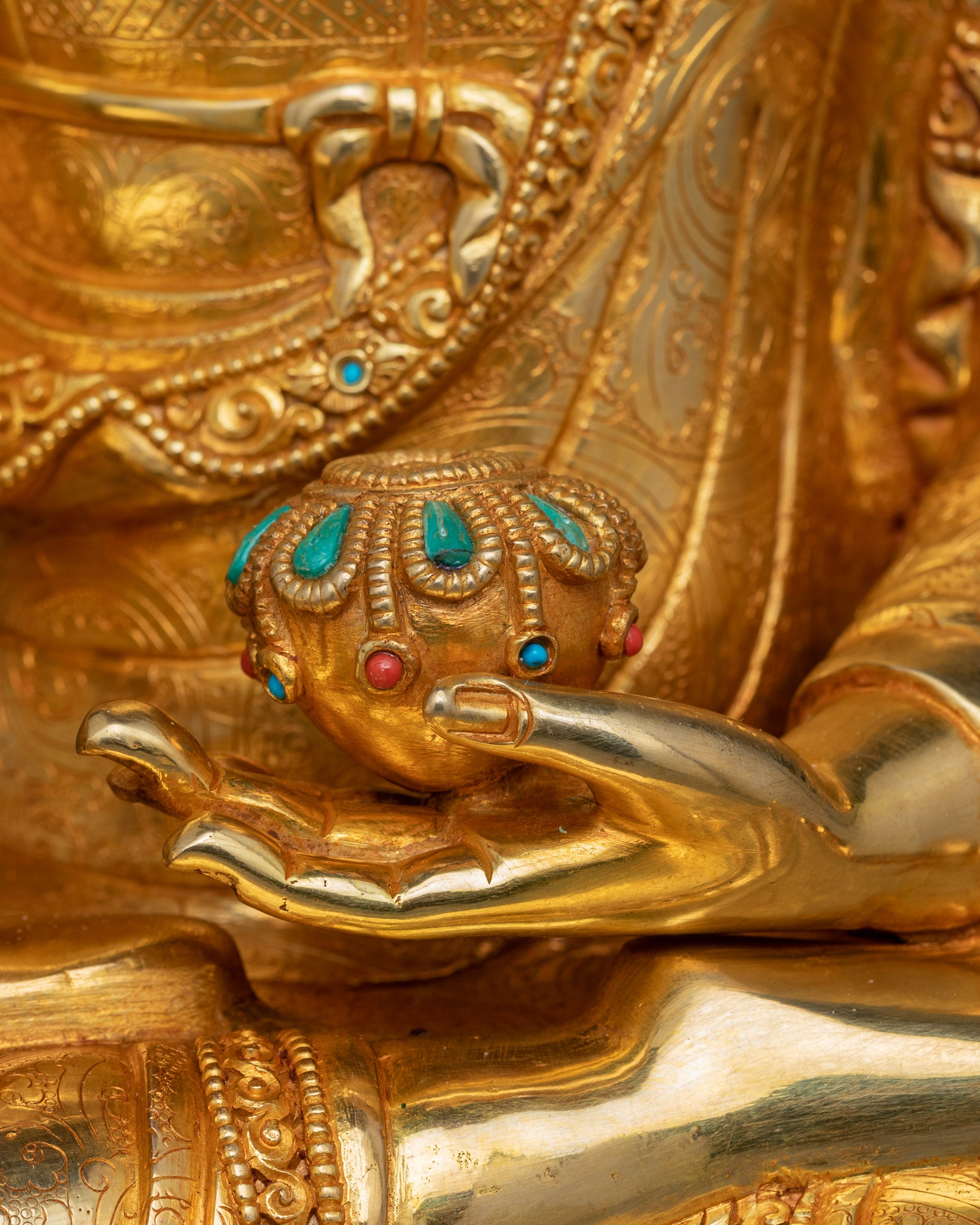 Handmade Siddhartha Gautama Figurine | Symbol of Path to Enlightenment for Home Decor