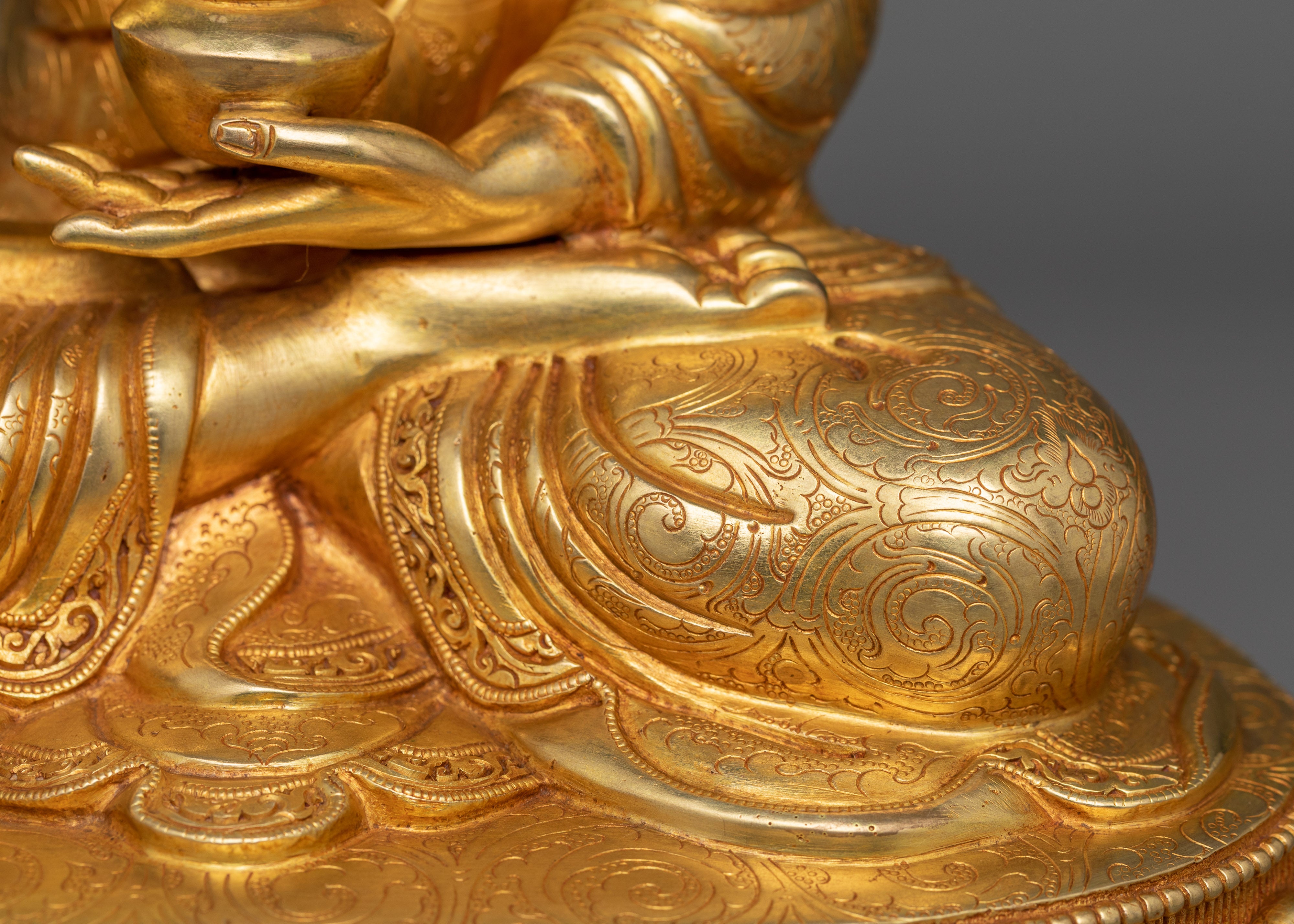 Handcrafted Medicine Buddha Deity Statue | Tibetan Healer and Protector