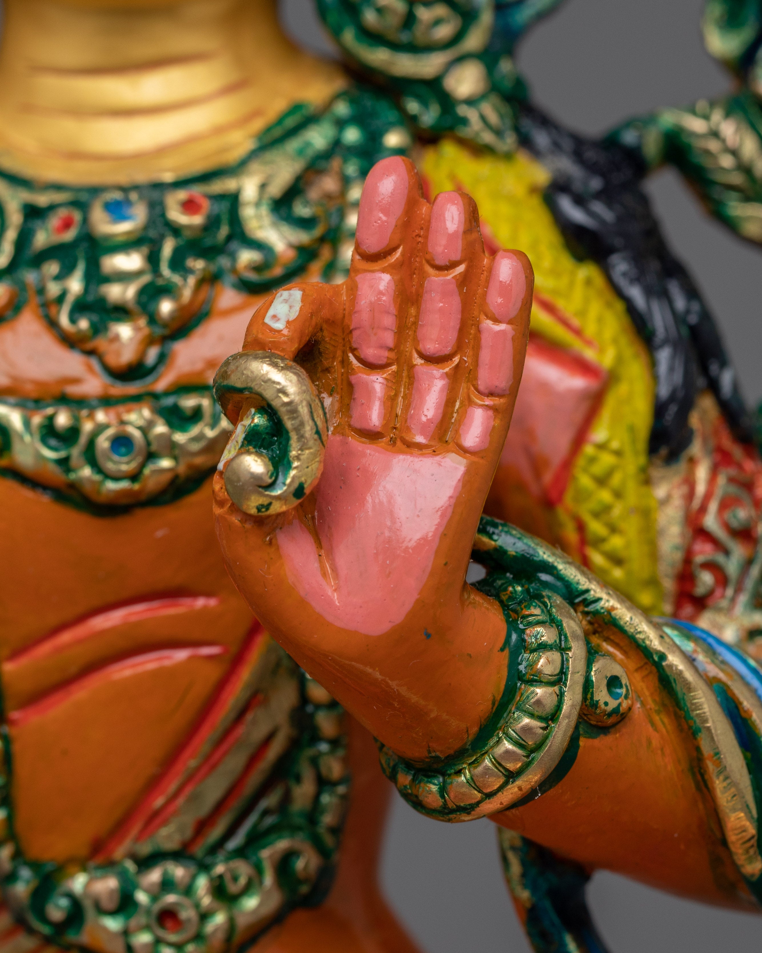 Enlightened Deity Manjushri Figurine | Spiritual Figure for Meditation