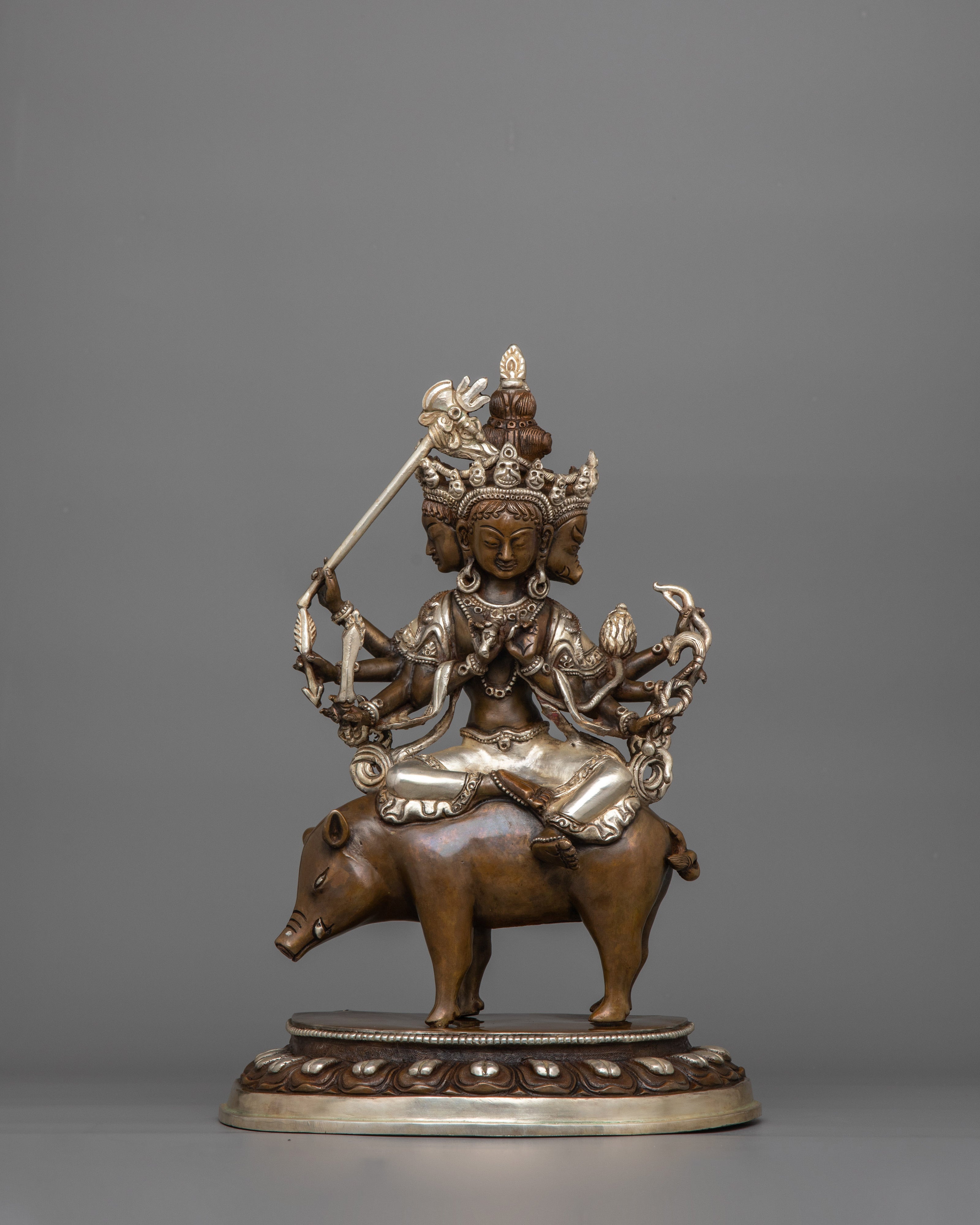 Goddess Marichi Buddha Statue | Handmade Nepalese Sculpture