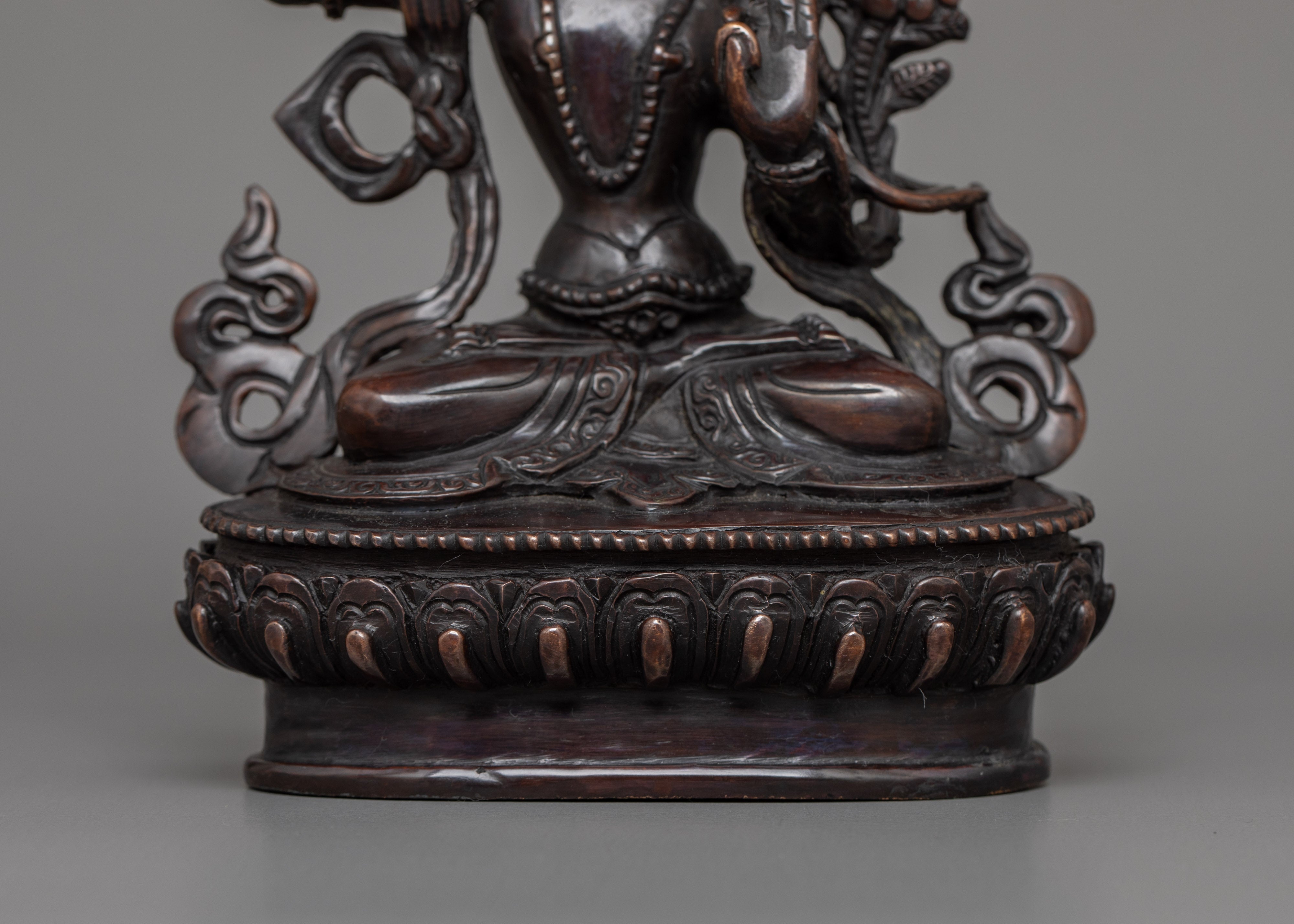 Manjushri Buddhist Deity of Wisdom Figurine | Symbol of Compassion