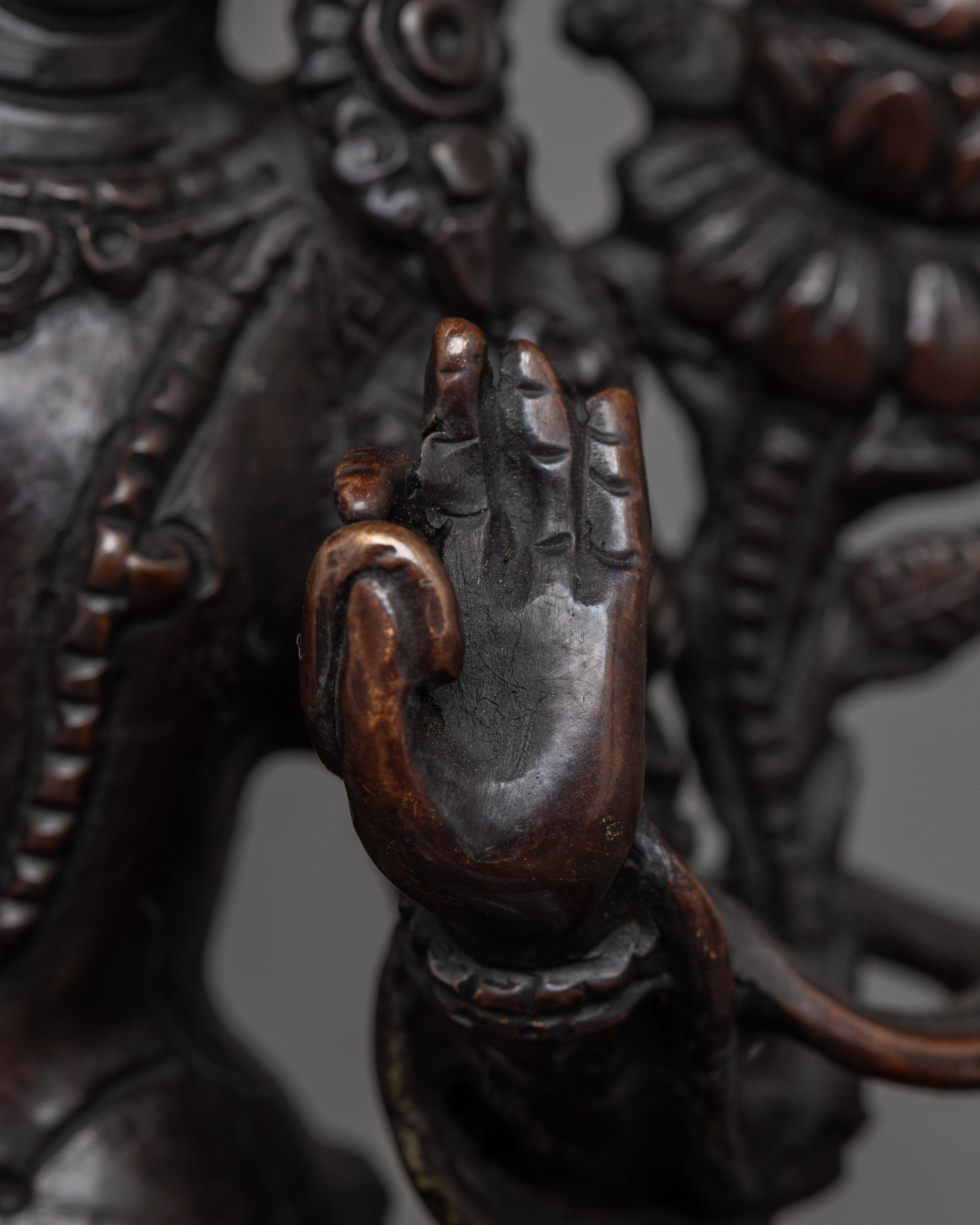 Manjushri Buddhist Deity of Wisdom Figurine | Symbol of Compassion