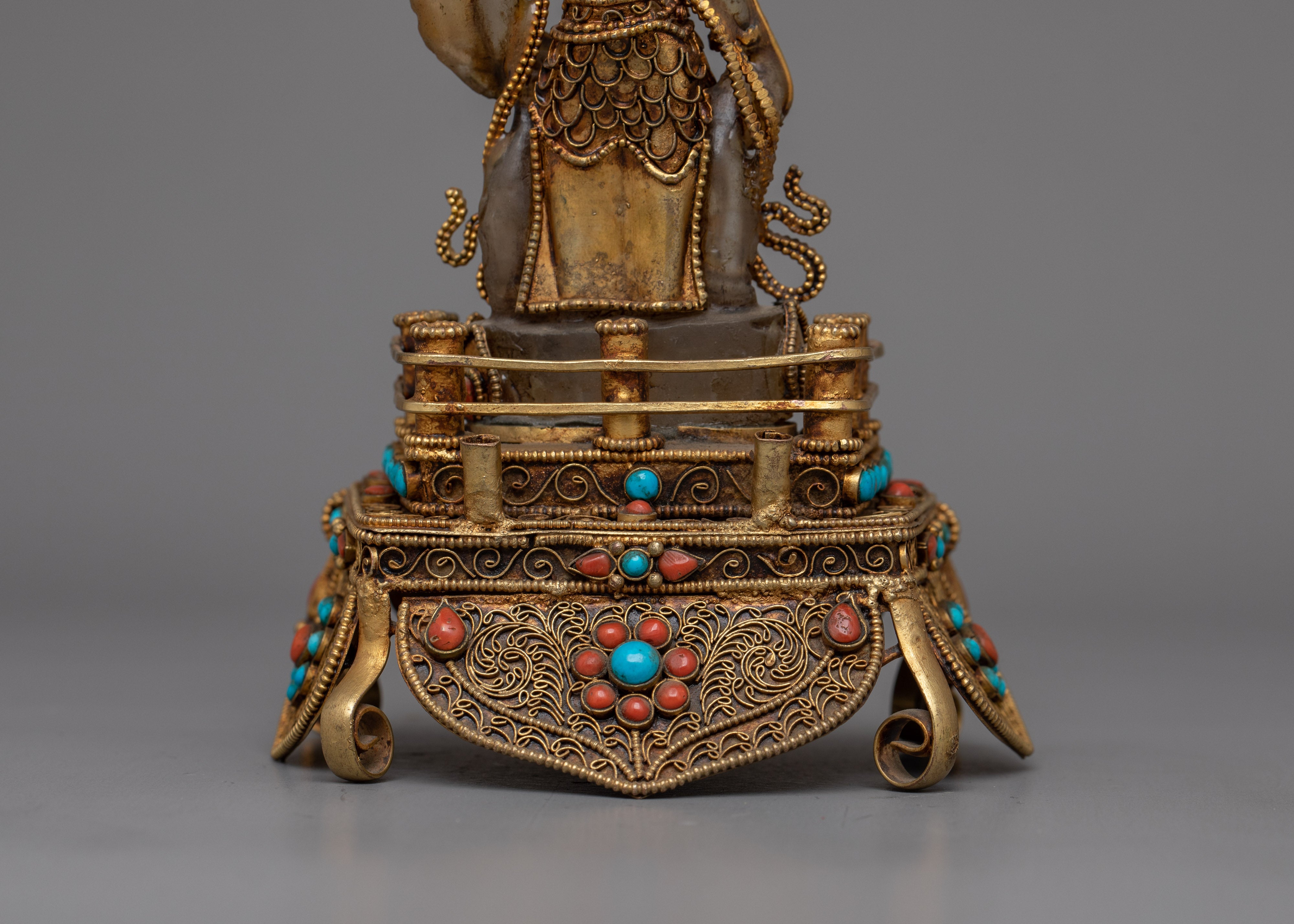 Handcrafted Lord Lokeshwor Figurine | Sacred Guardian of Compassion and Peace