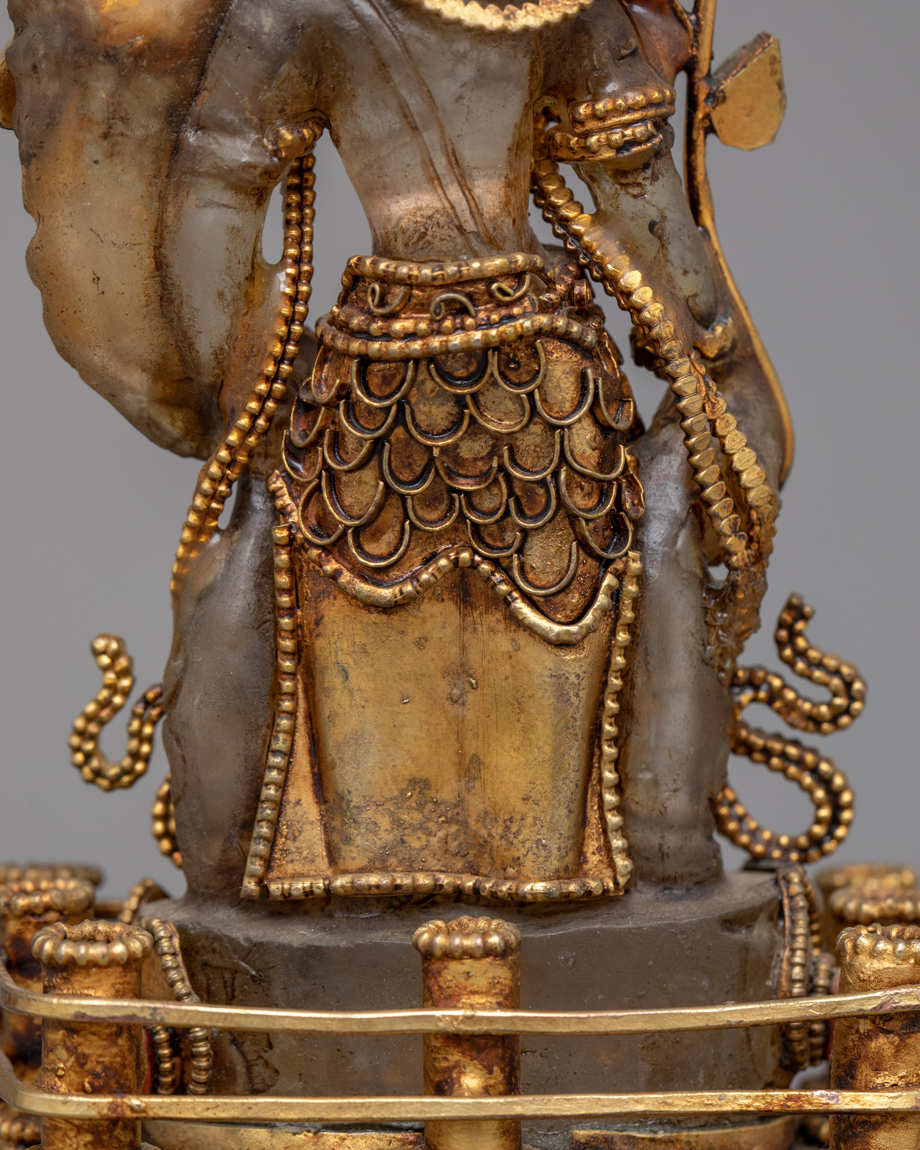 Handcrafted Lord Lokeshwor Figurine | Sacred Guardian of Compassion and Peace