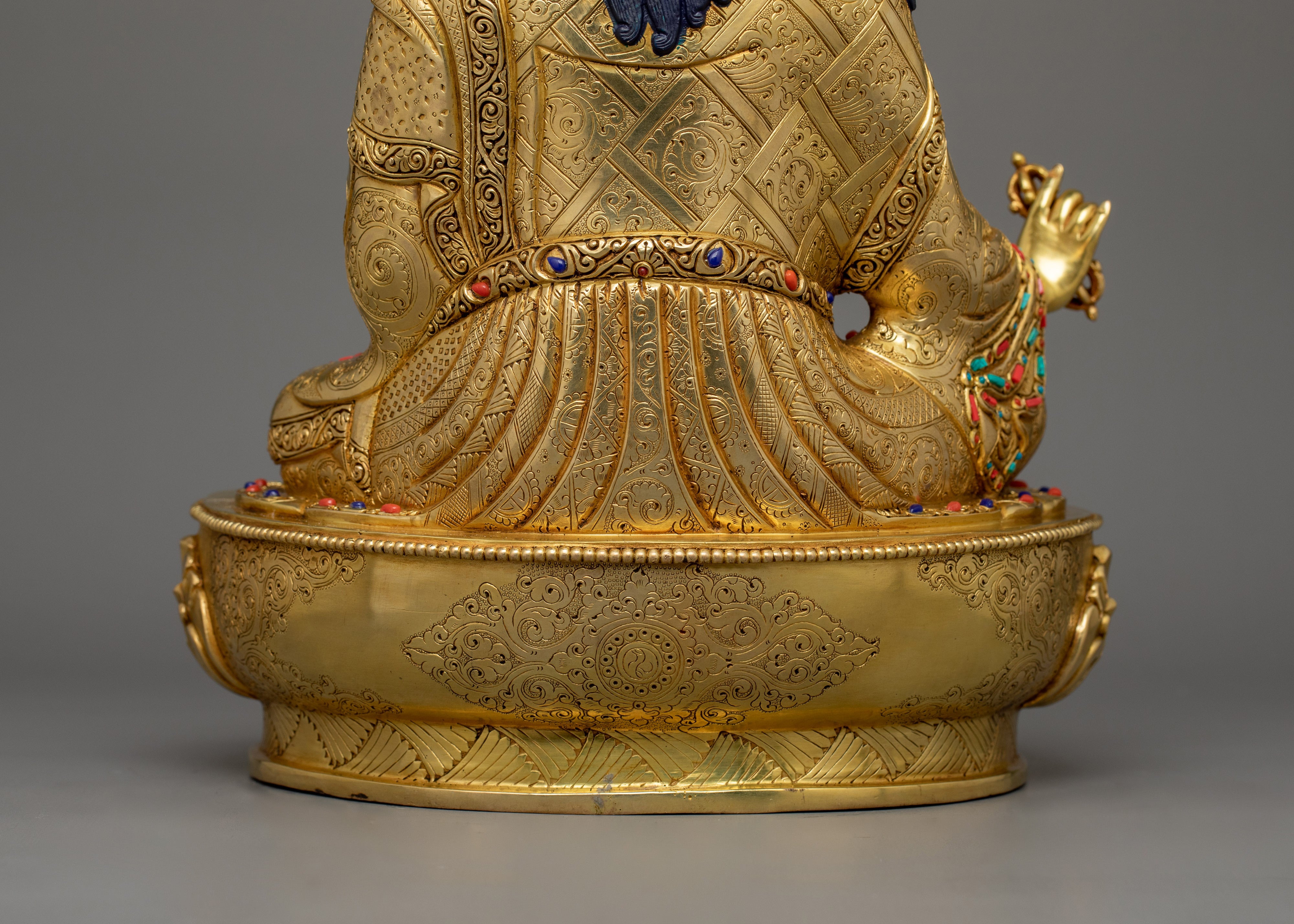 Tantric Master Padmasambhava Figurine | Spiritual Transformation and Meditation Decor