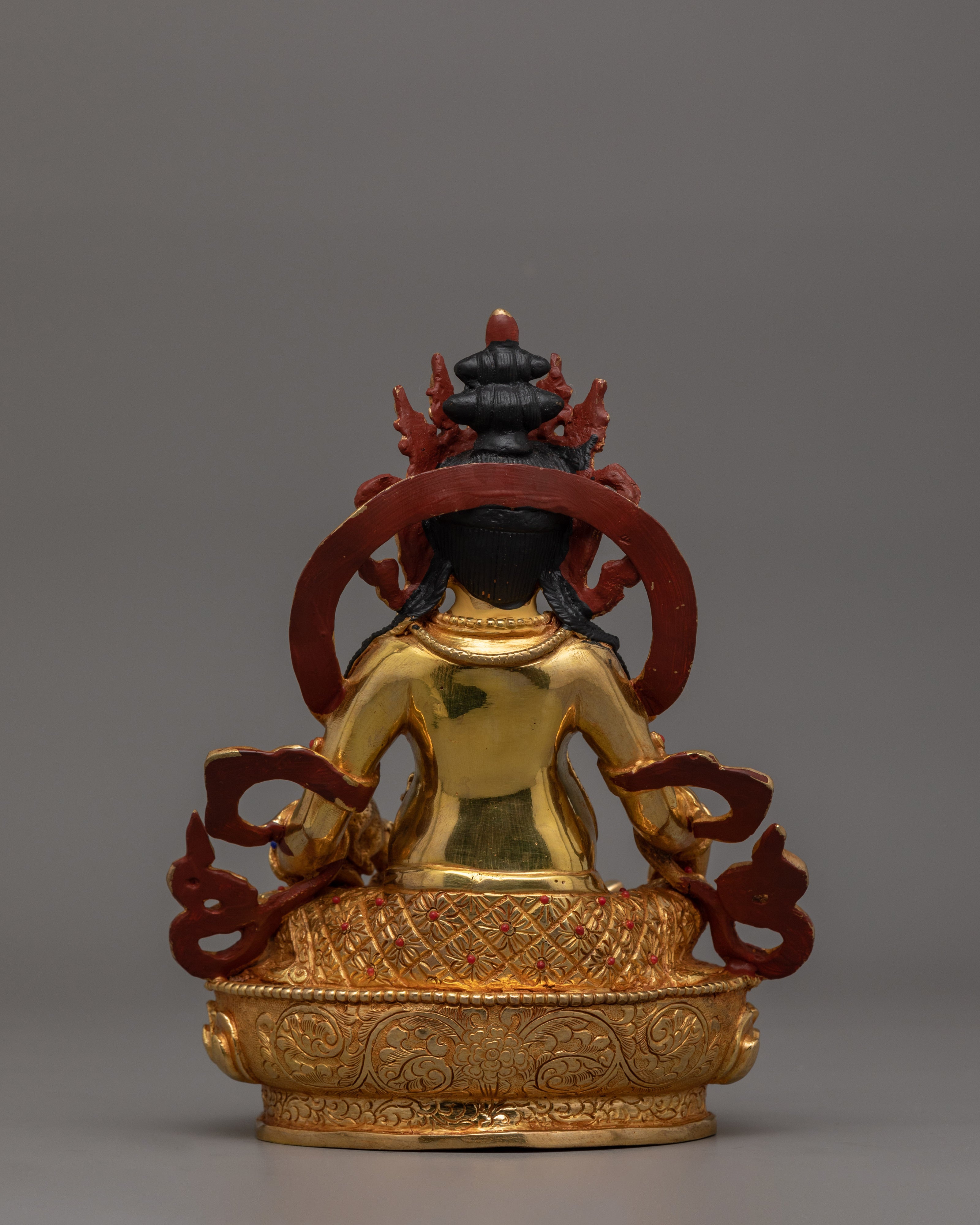 Himalayan Deity Golden Dzambhala Statue | Symbol of Wealth and Prosperity