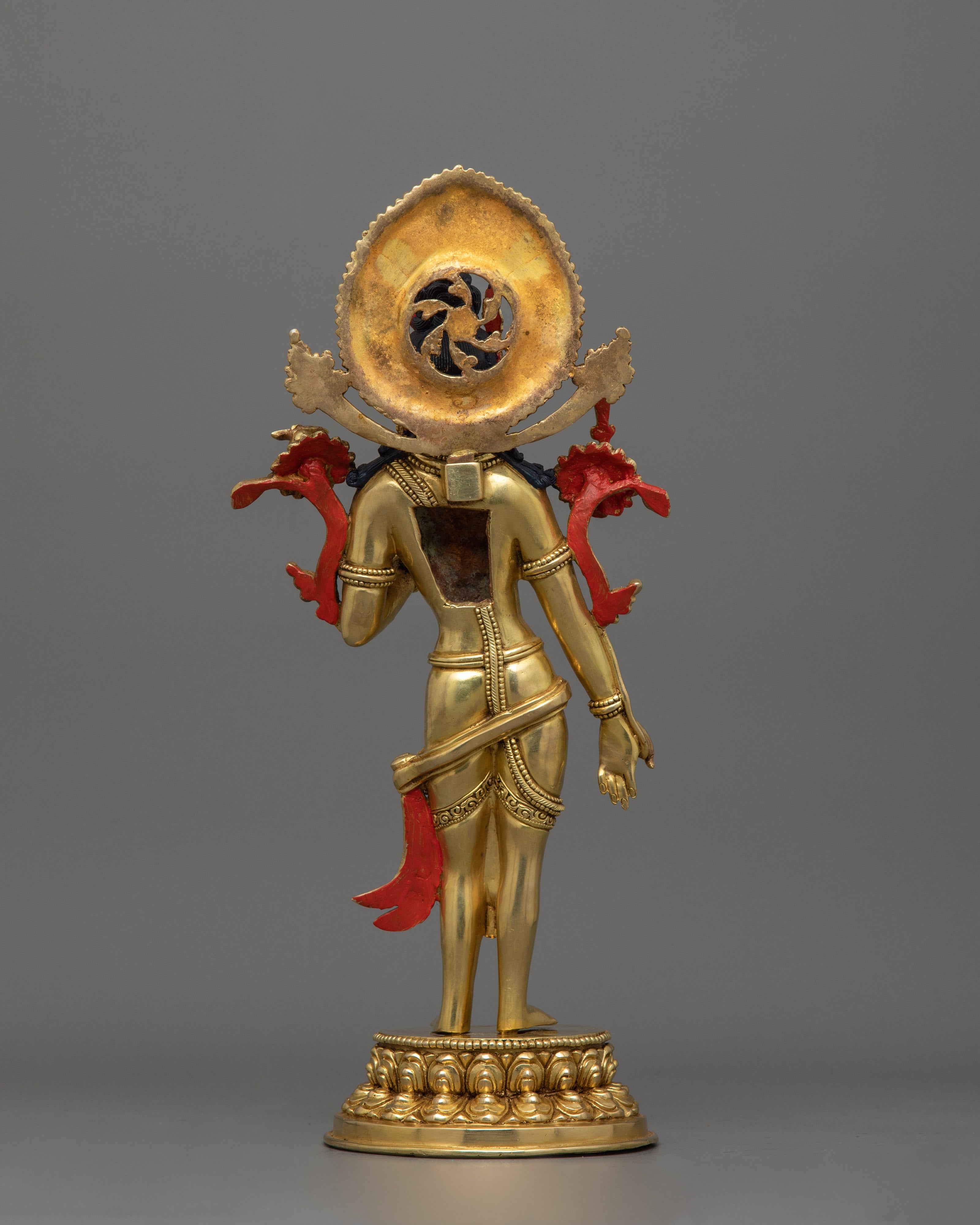 Handmade Lokeshwor Set Statue | Buddhist Deity of Compassion, and Wisdom