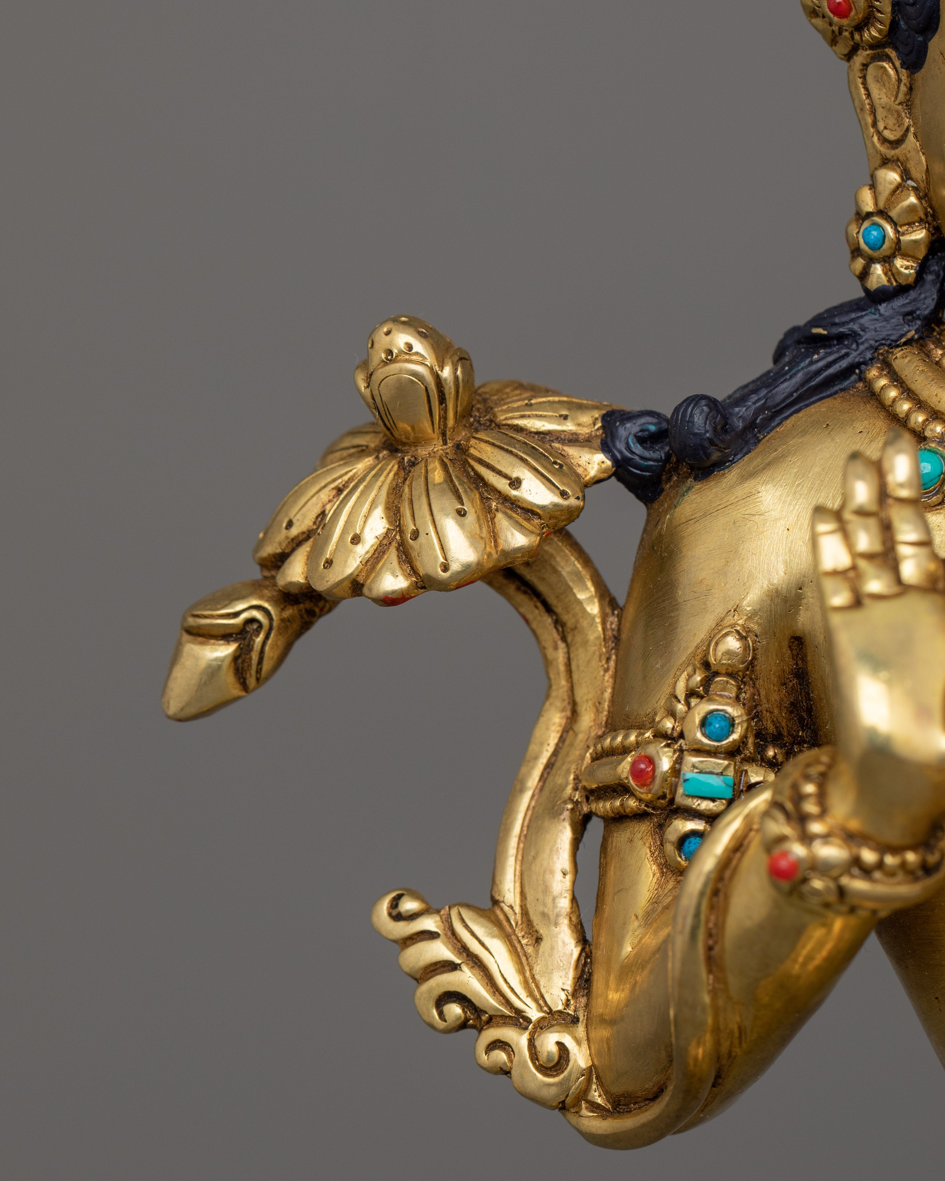 Handmade Lokeshwor Set Statue | Buddhist Deity of Compassion, and Wisdom