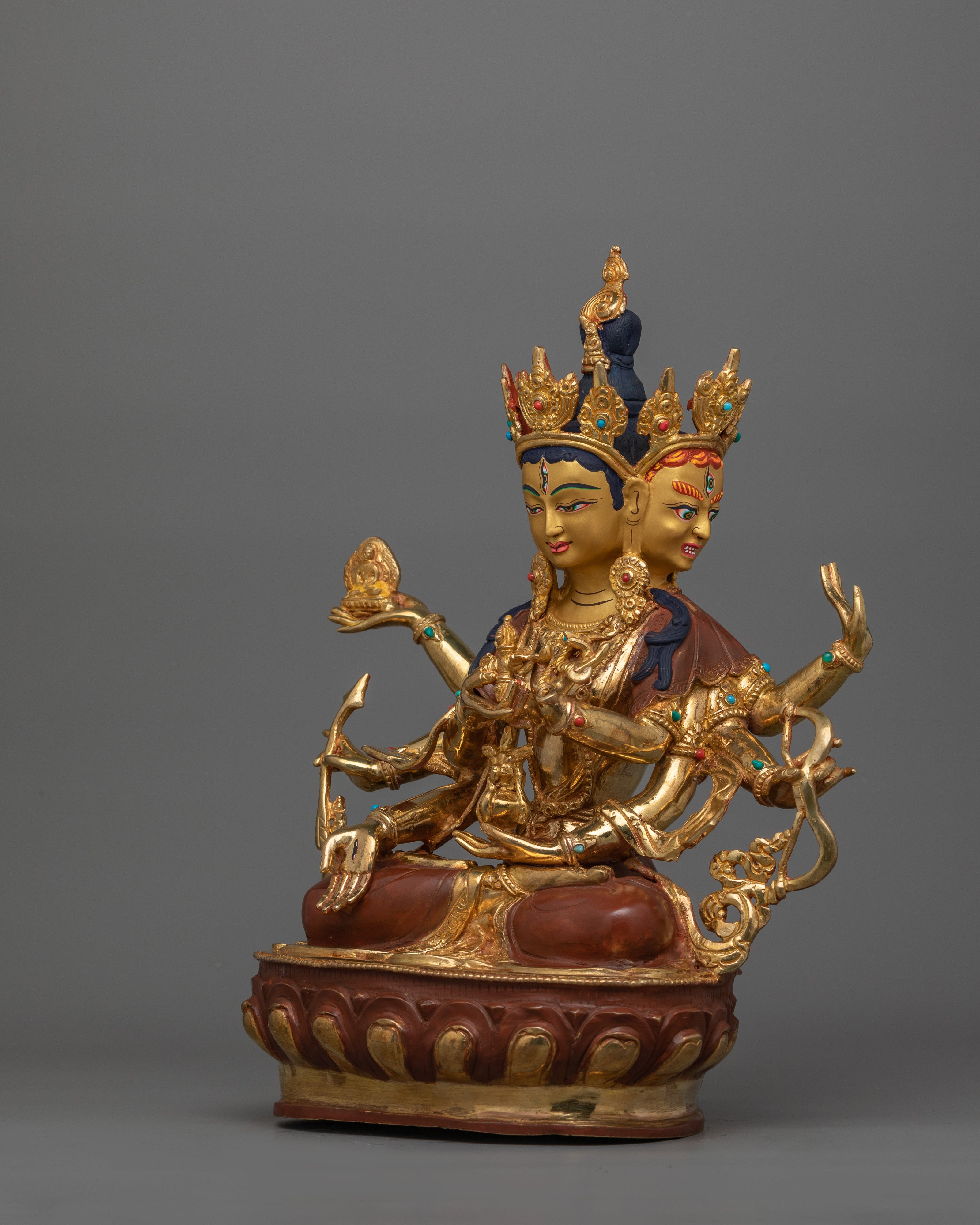 Buddhist Deity Namgyalma Figurine | Enlightened Dakini Sculpture