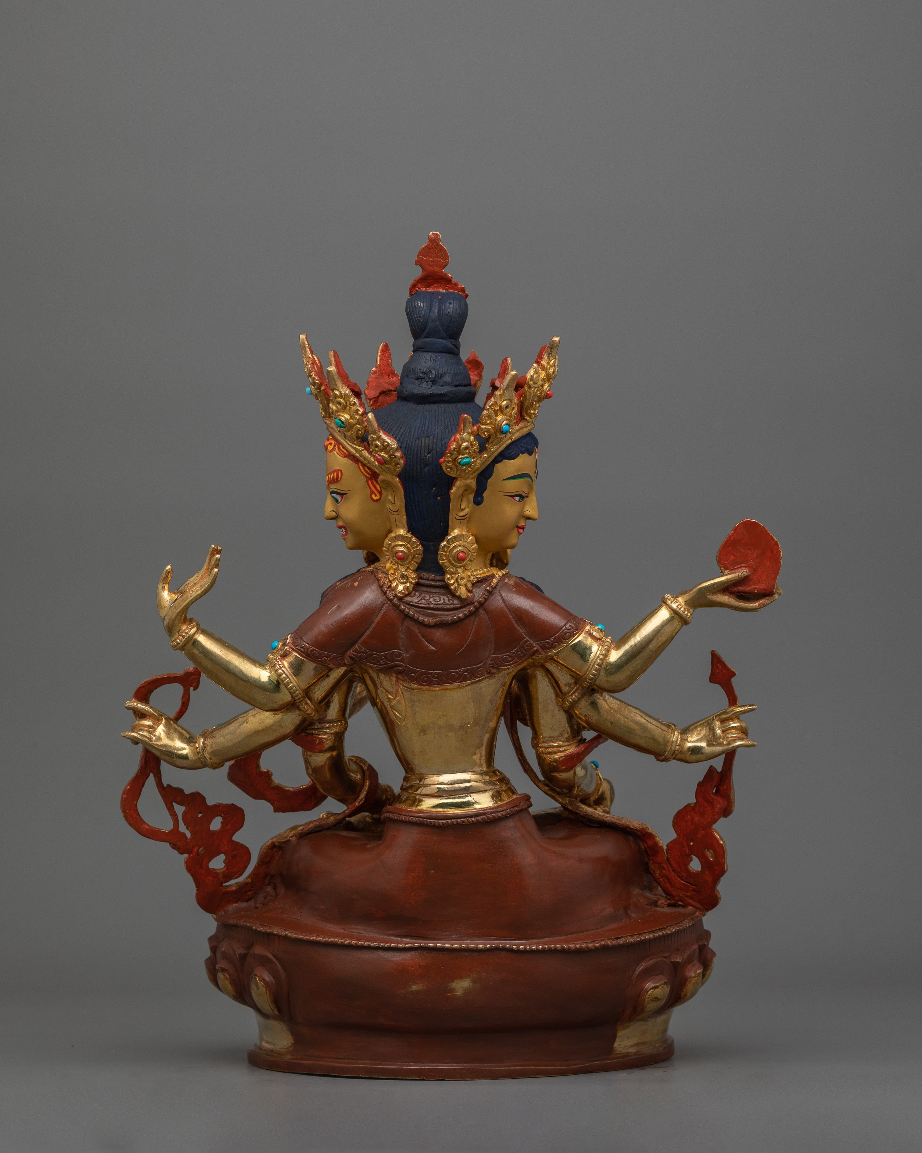Buddhist Deity Namgyalma Figurine | Enlightened Dakini Sculpture