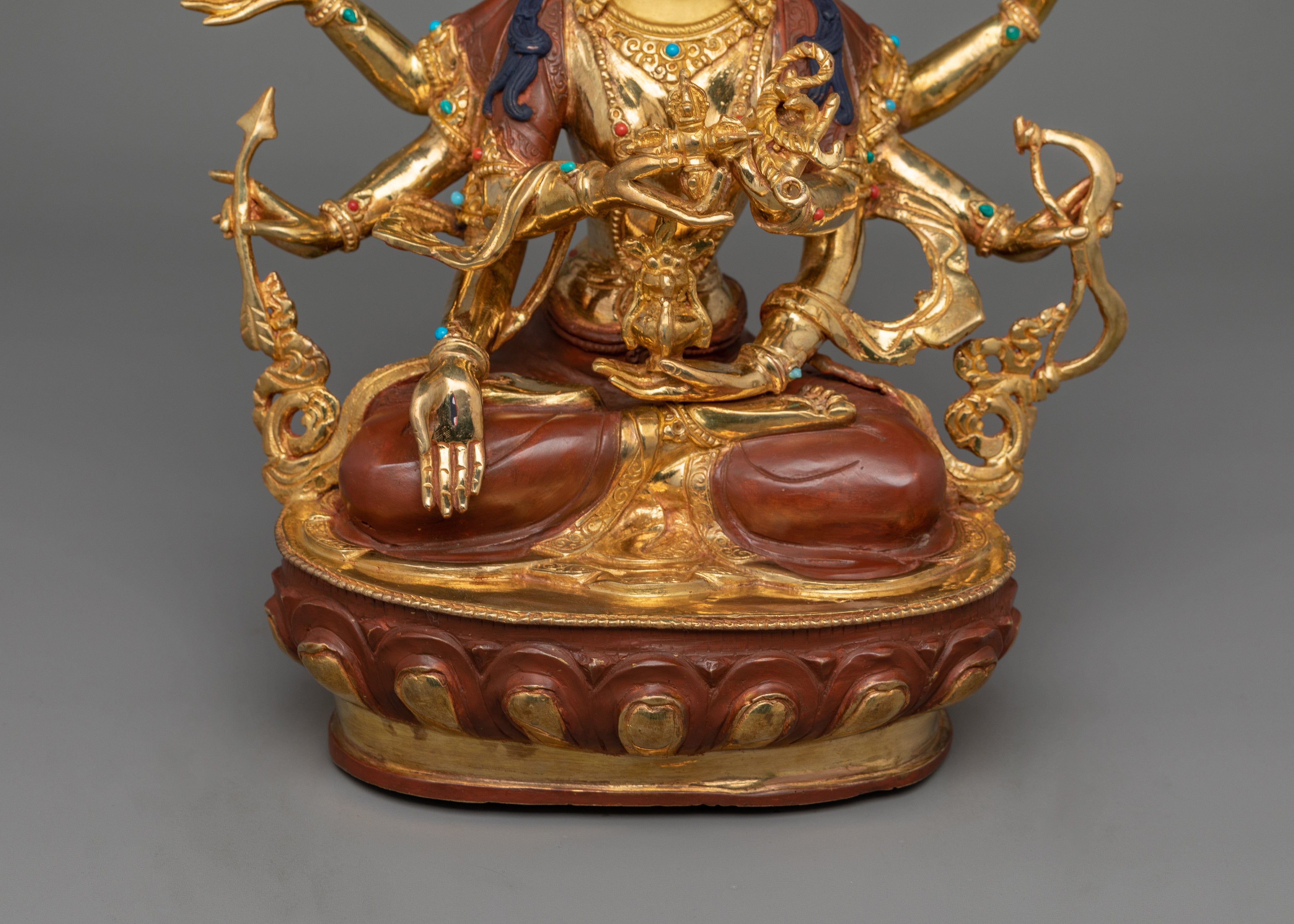 Buddhist Deity Namgyalma Figurine | Enlightened Dakini Sculpture