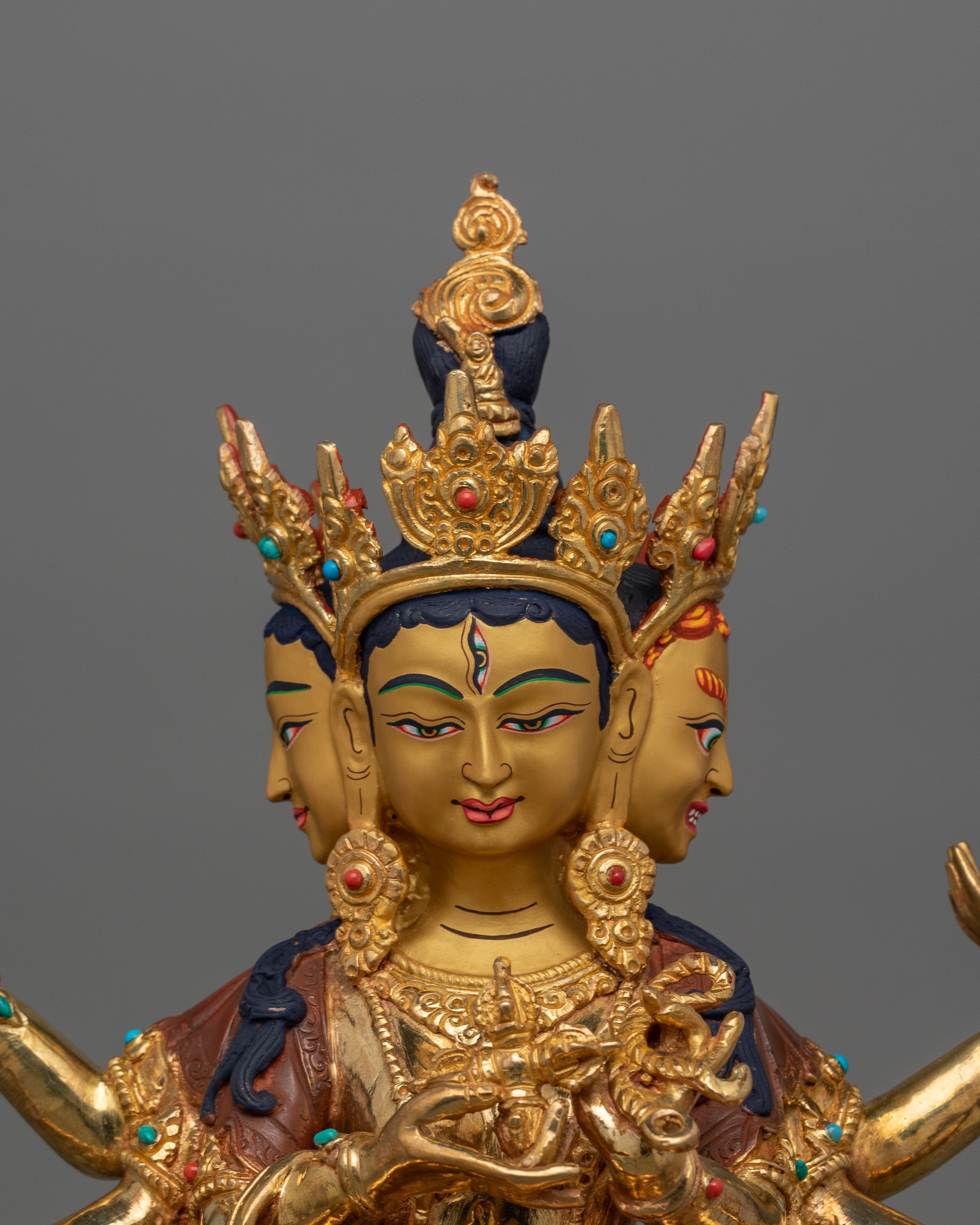 Buddhist Deity Namgyalma Figurine | Enlightened Dakini Sculpture