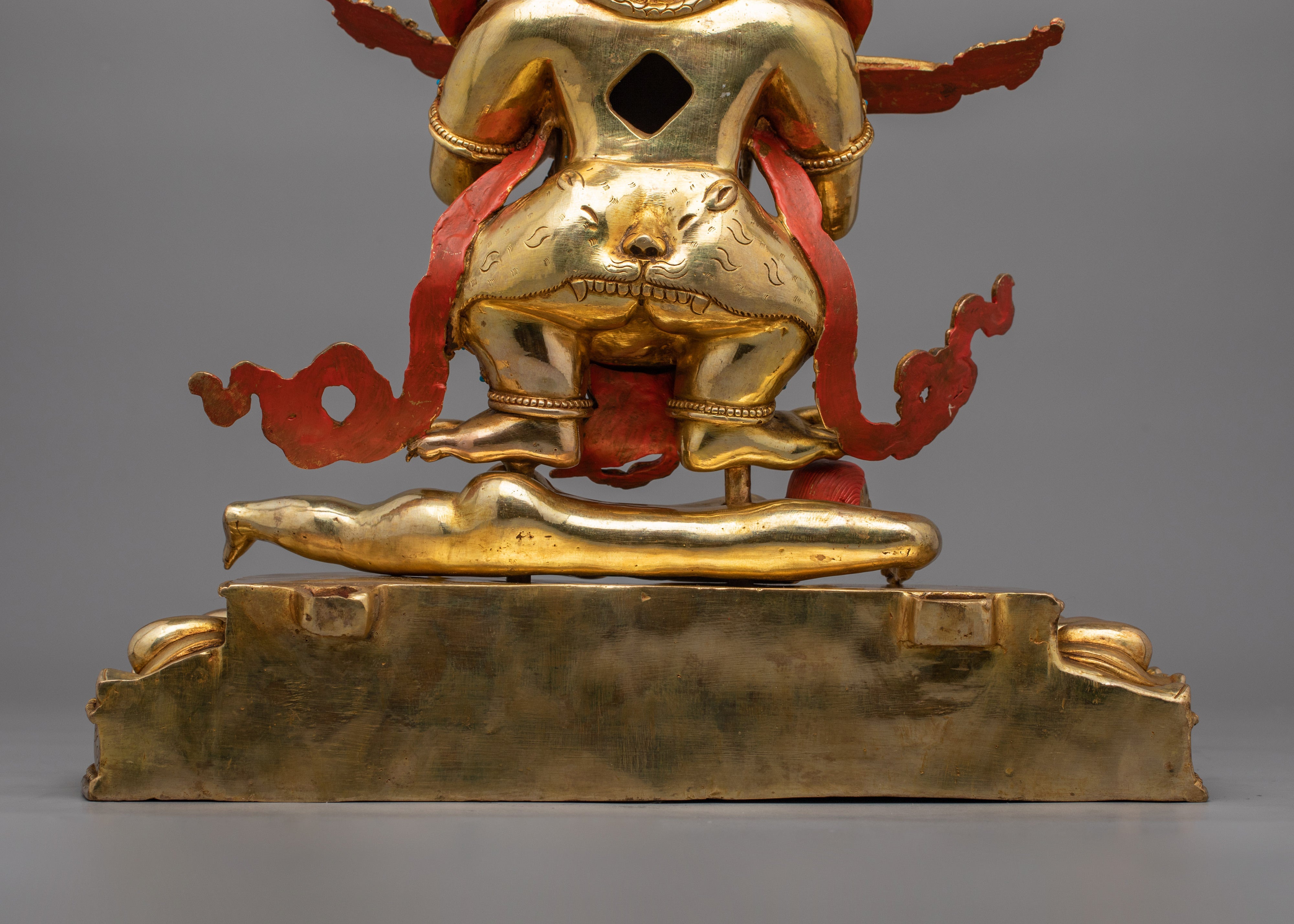 Vajrayana Sakya Mahakala Statue | Tibetan Buddhist Protector Deity