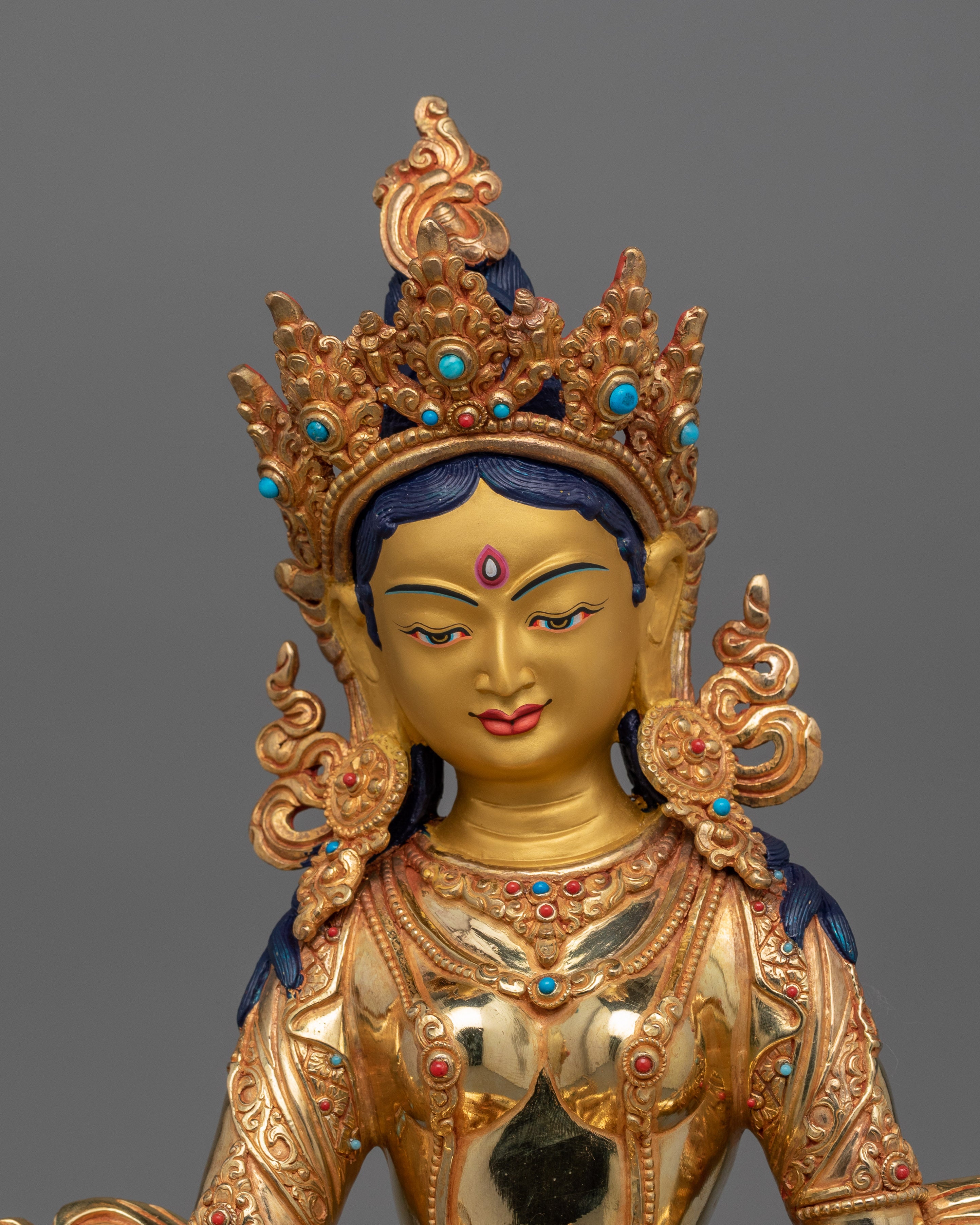 Himalayan Statue of Ksitigarbha | The Goddess of Mercy