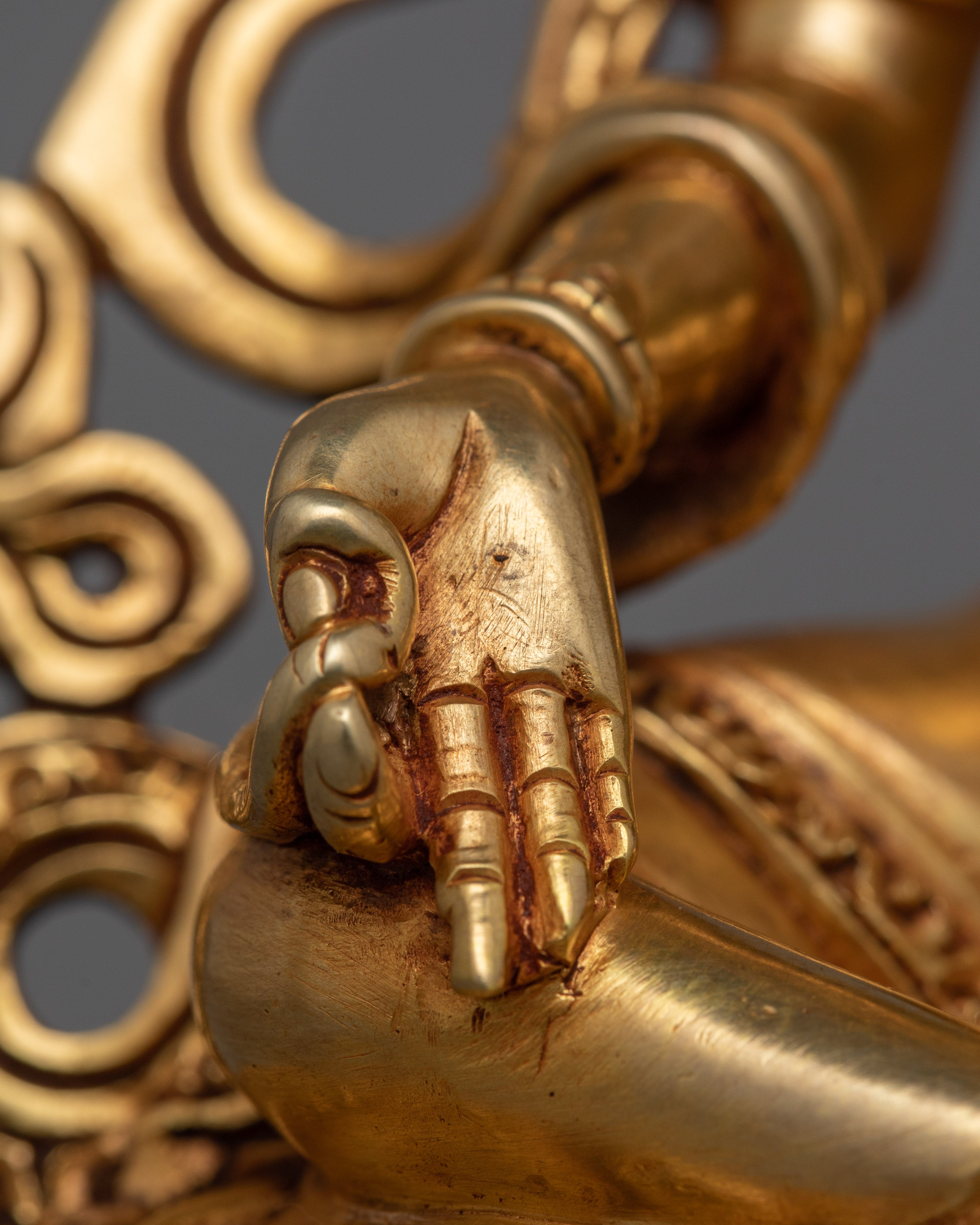 Tibetan Female Bodhisattva Syamatara Figurine | Symbol of Swift Healing