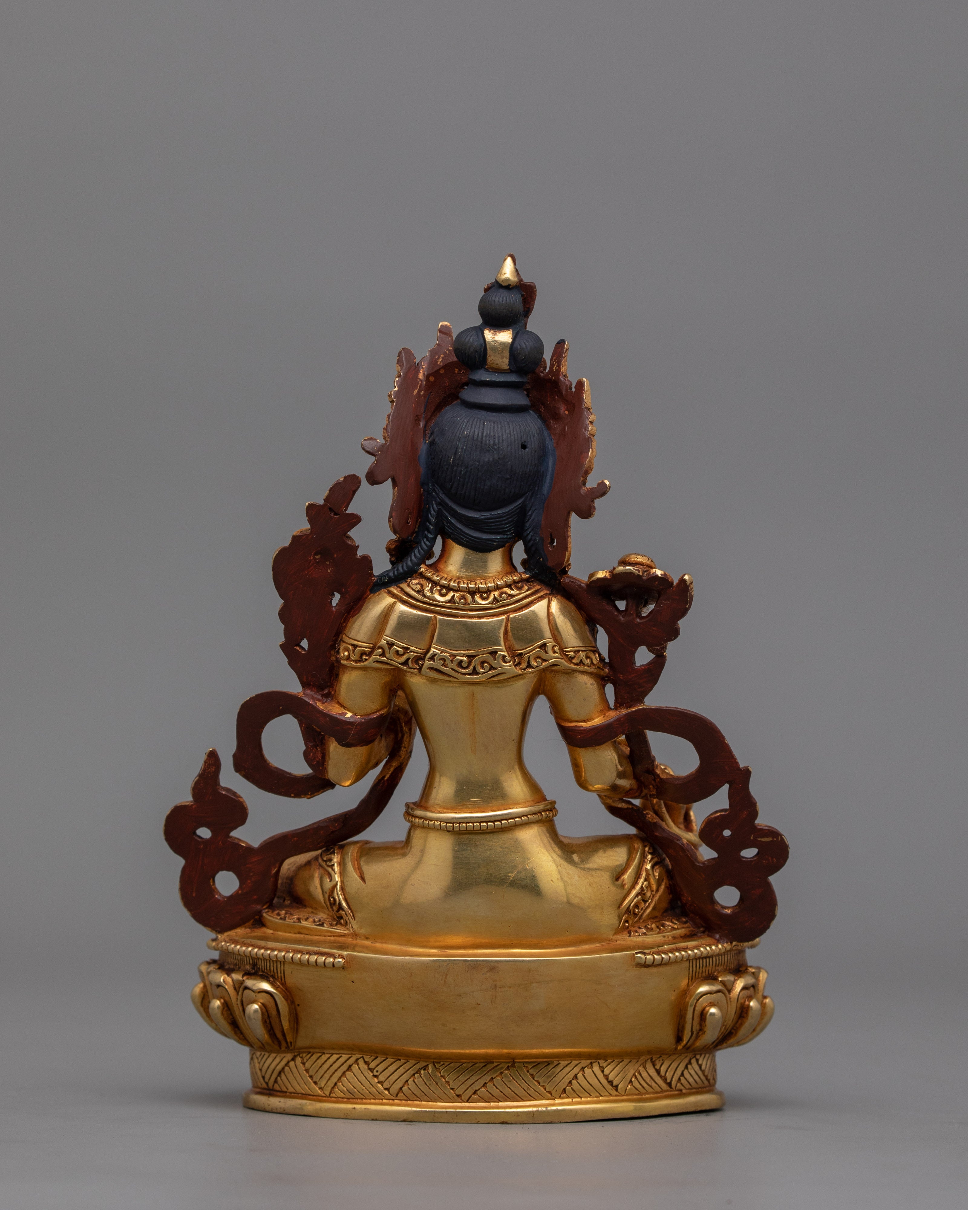 Tibetan Female Bodhisattva Syamatara Figurine | Symbol of Swift Healing