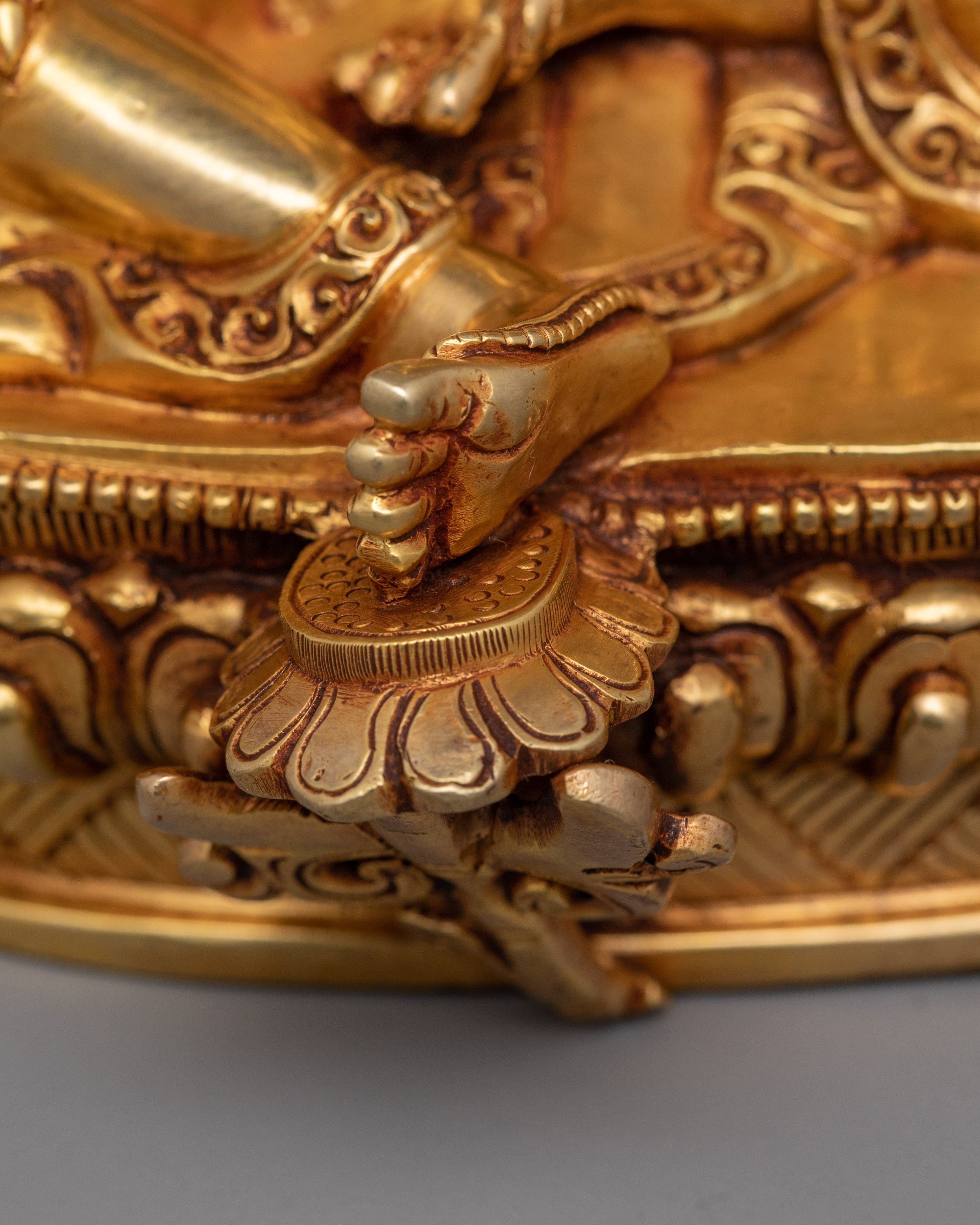 Tibetan Female Bodhisattva Syamatara Figurine | Symbol of Swift Healing