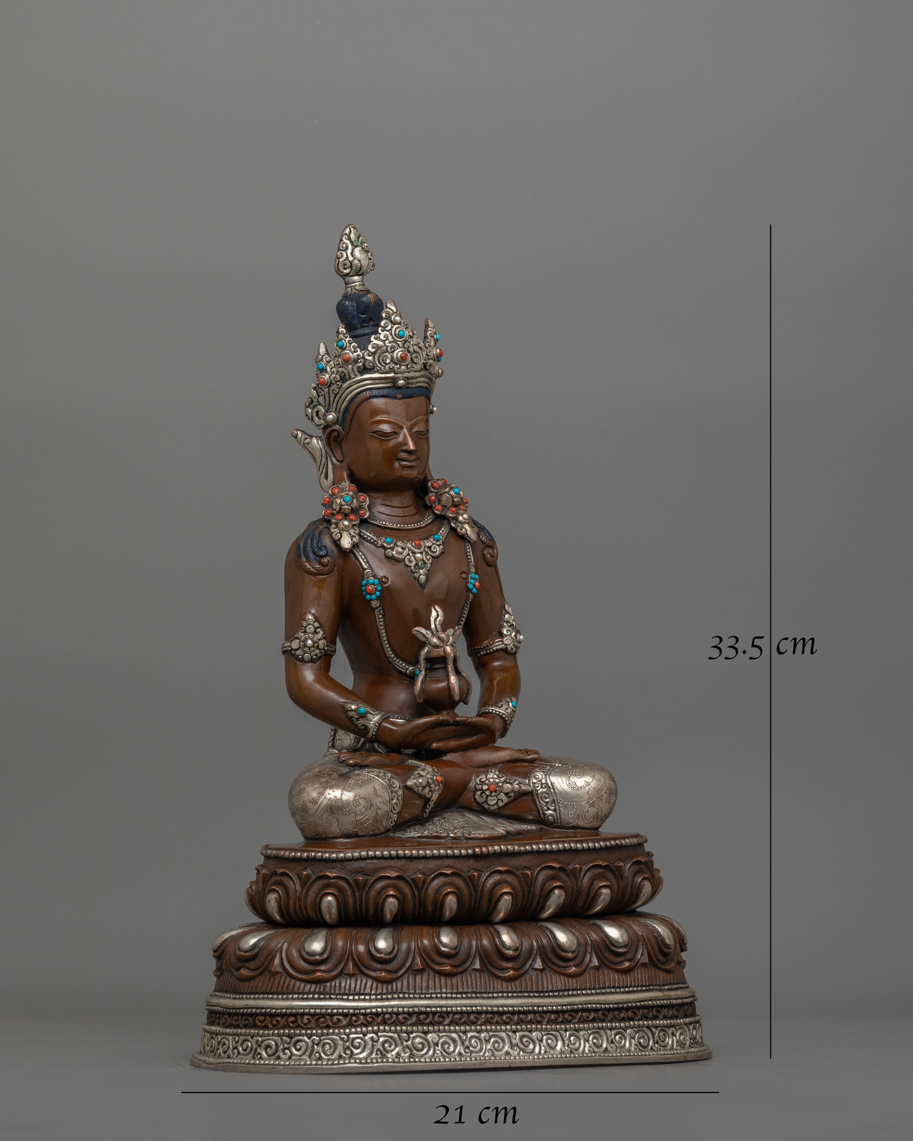 Silver Plated Amitayus