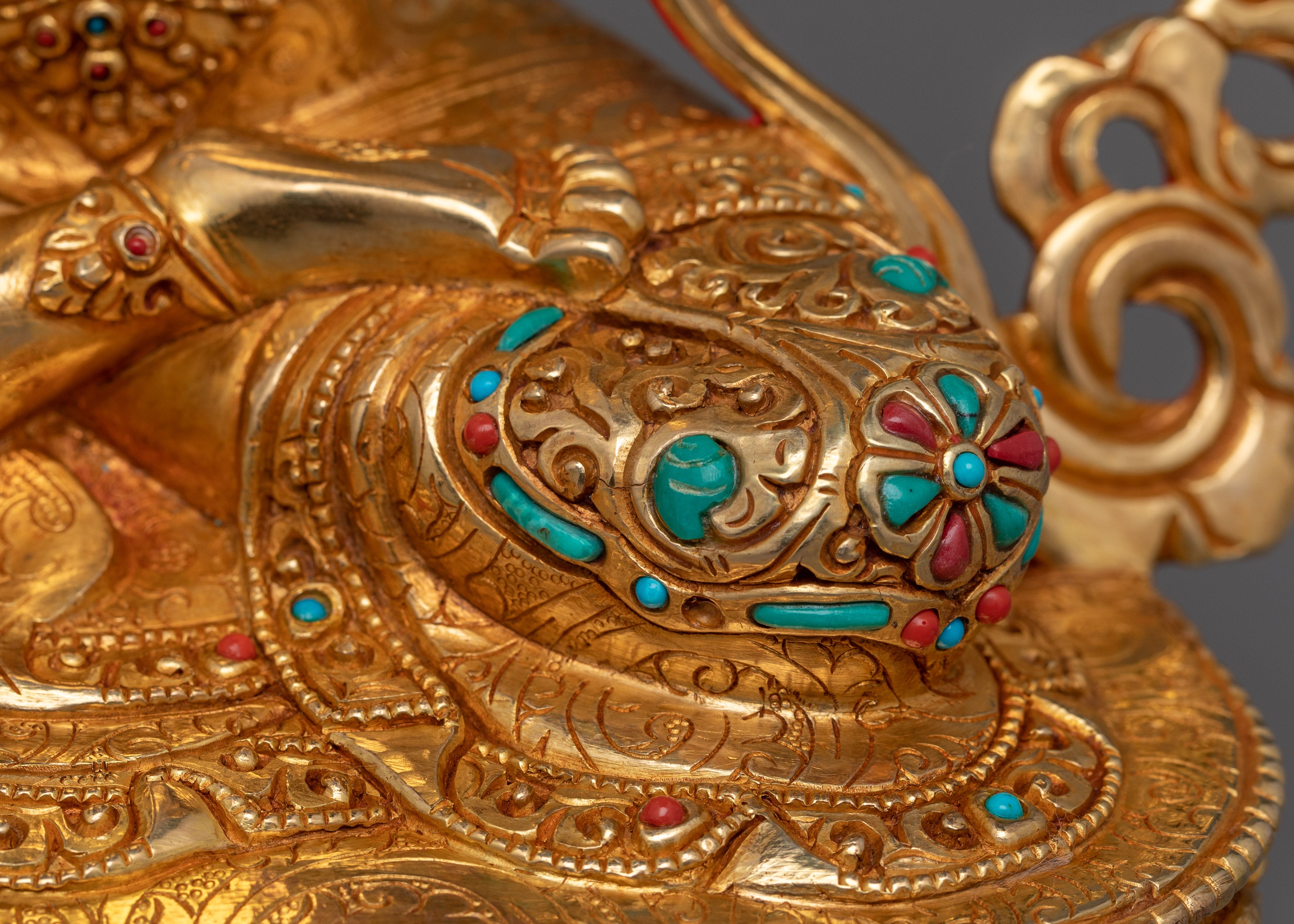 Bodhisattva Manjushri Wisdom Deity Figurine | A Symbol of Enlightenment