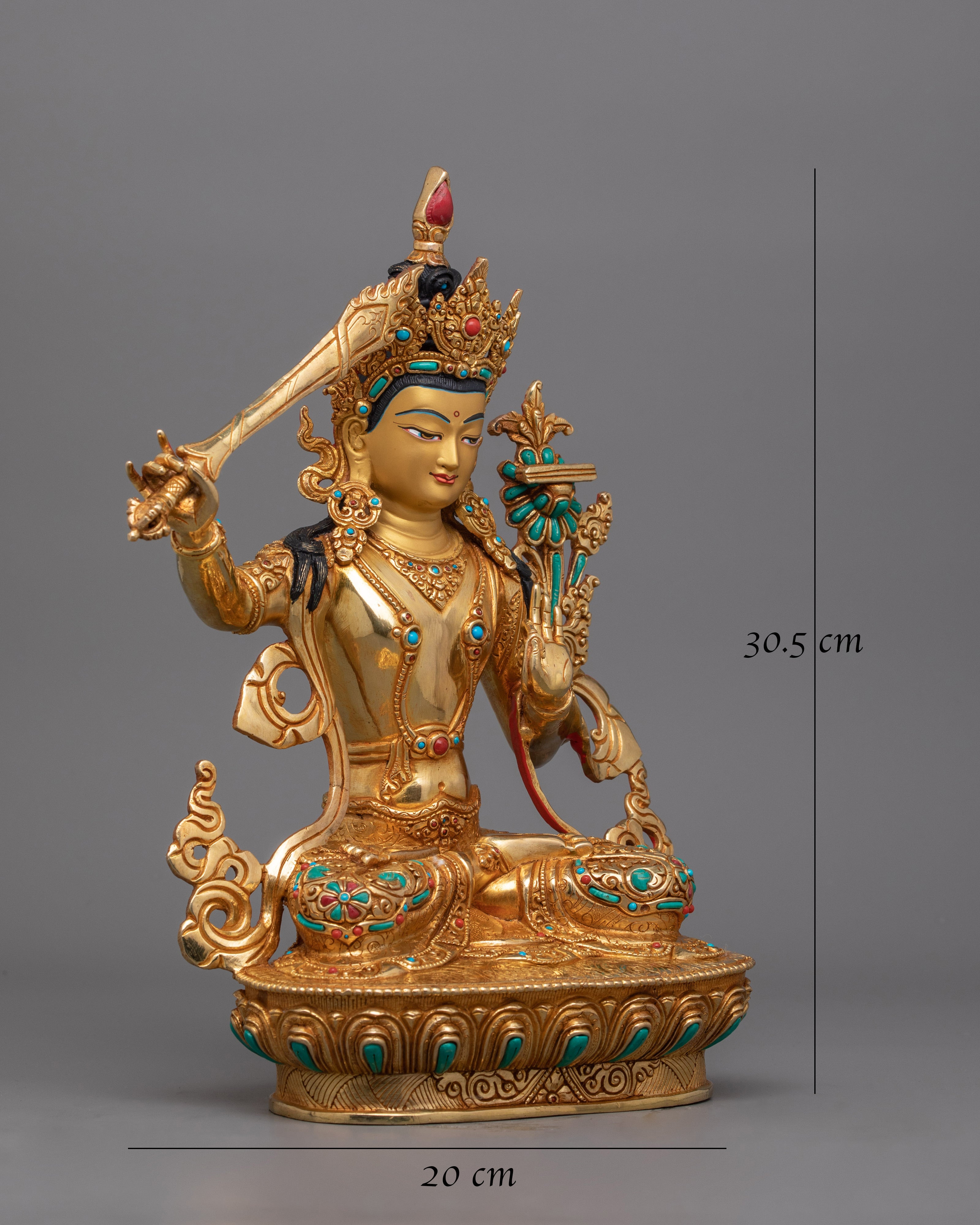Manjushri Wisdom Deity Figurine