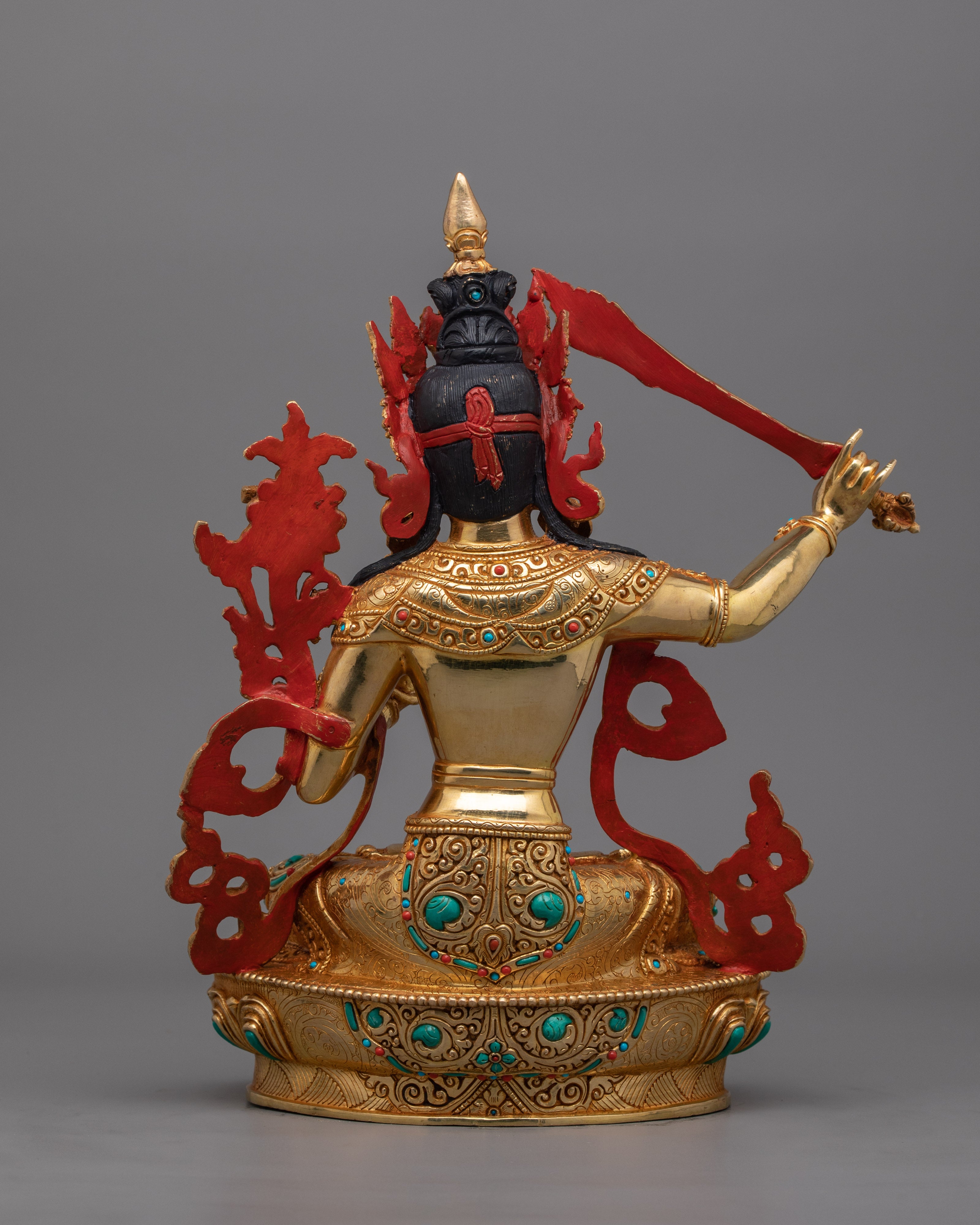 Bodhisattva Manjushri Wisdom Deity Figurine | A Symbol of Enlightenment
