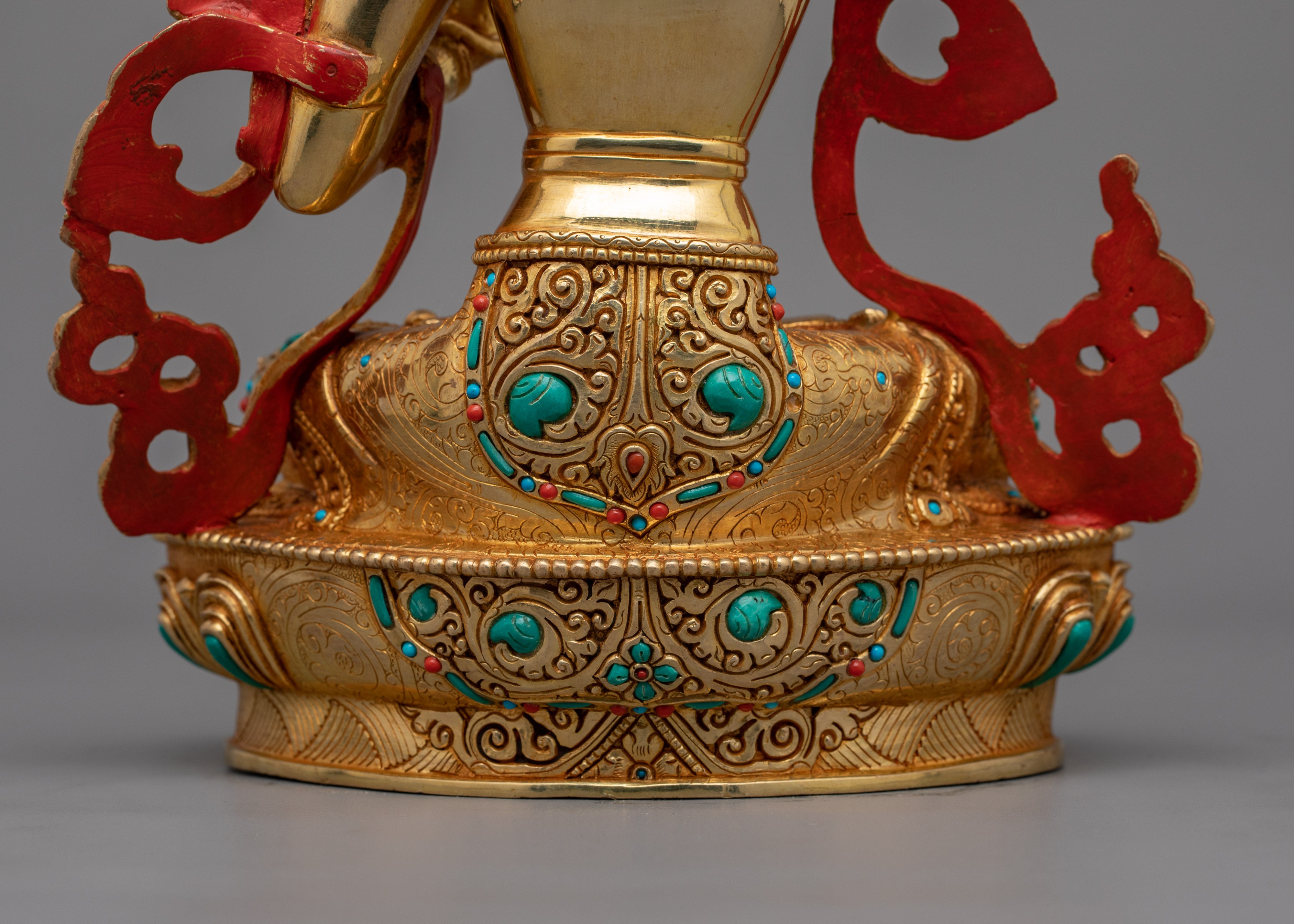 Bodhisattva Manjushri Wisdom Deity Figurine | A Symbol of Enlightenment